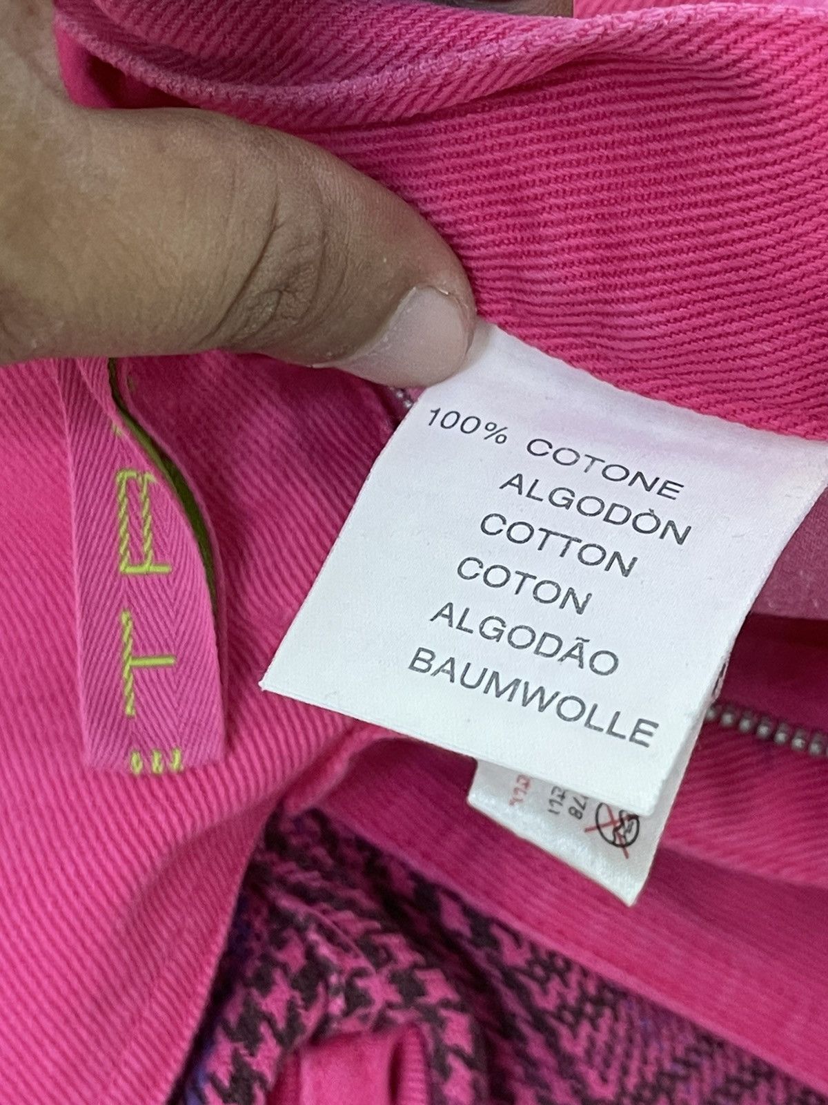 Japanese Brand Hybrid Jeans Etro Italy Pinky Denim Regular Straight 8🟦7 Size US 32 / EU 48 - 19 Thumbnail