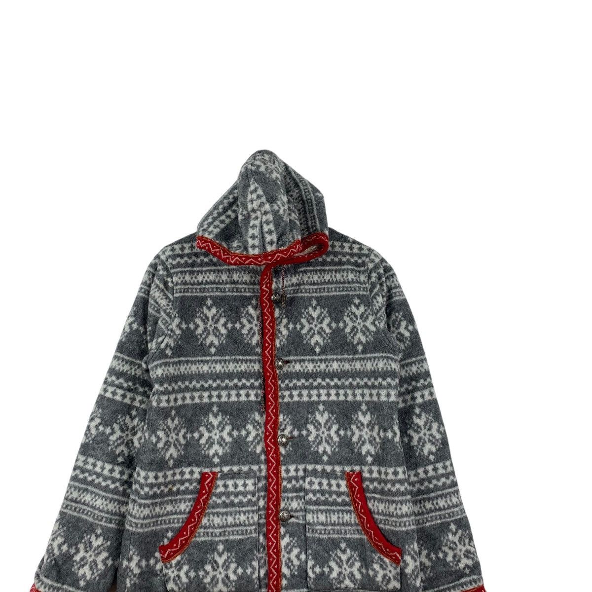 Double Rainbouu Vintage DOUBLE RAINBOW JAPAN Navajo Native Fleece Jacket Size M / US 6-8 / IT 42-44 - 2 Thumbnail
