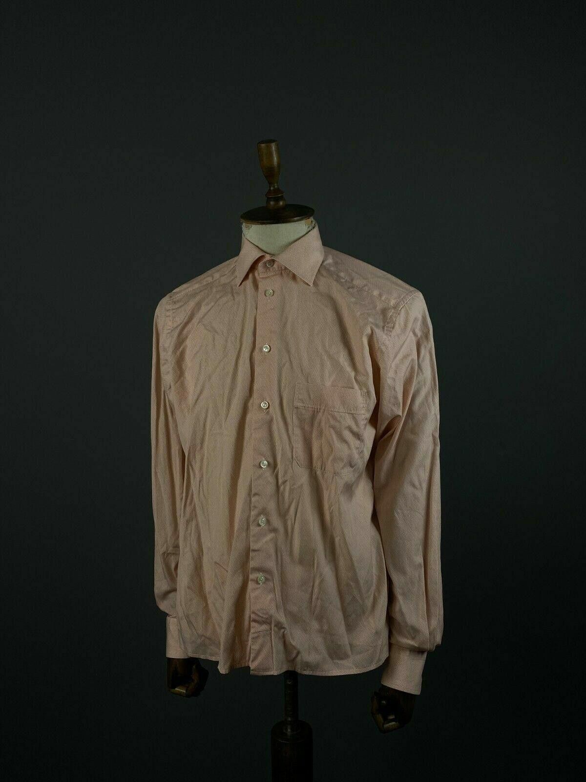 Eton Eton Contemporary Pink Button Up Dress Shirt Size 41/16 Size US M / EU 48-50 / 2 - 1 Thumbnail