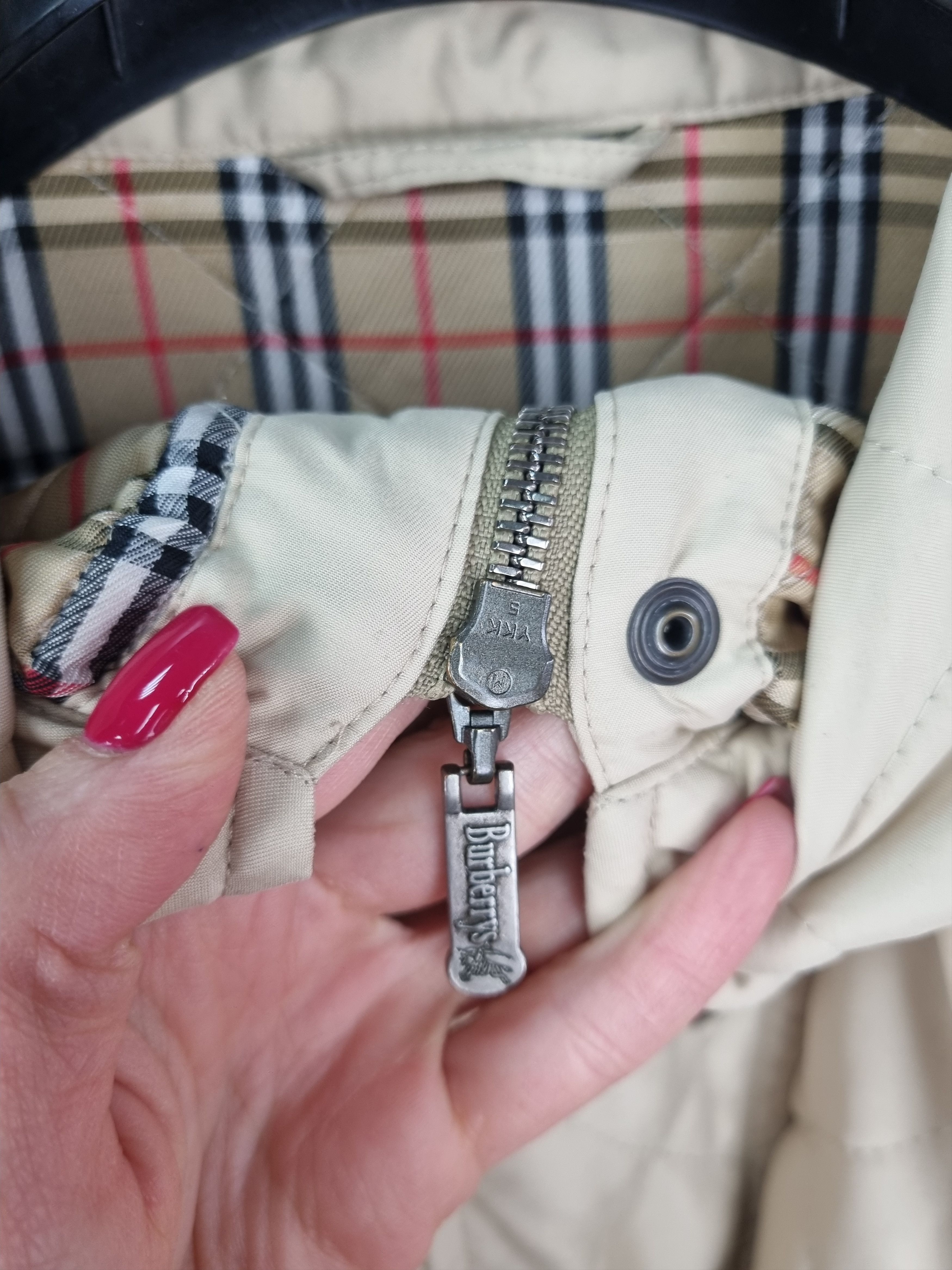 Burberry × Burberry Prorsum × Vintage Iconic 90s Burberrys Quilted Novacheck Light Jacket Size US XL / EU 56 / 4 - 11 Thumbnail