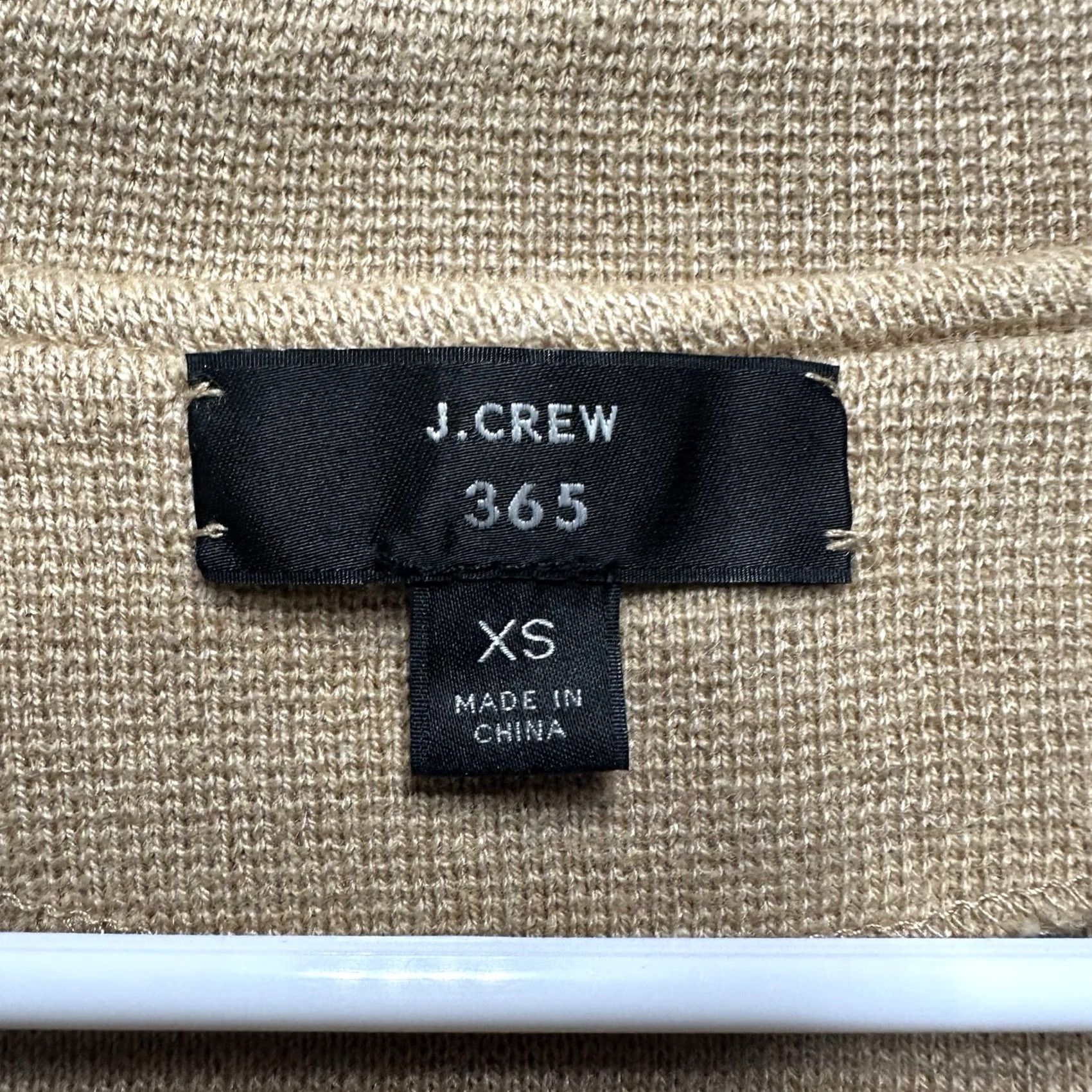 J.Crew EUC J.CREW XS Fit Top Cotton Blend Womens Sweater Gray - Cozy Casual Size XS / US 0-2 / IT 36-38 - 3 Thumbnail
