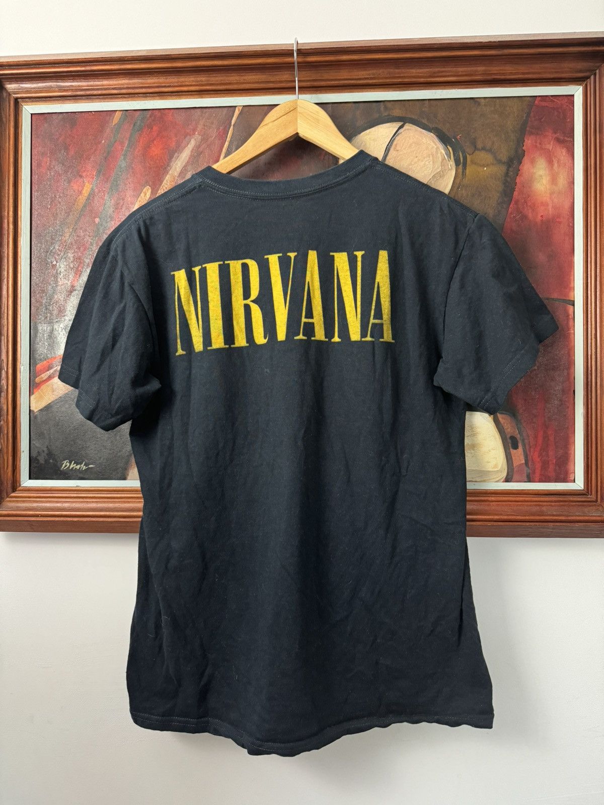 Band Tees Y2k Nirvana Kurt Cobain Grunge Vintage Band Tee Rock Print Size US M / EU 48-50 / 2 - 2 Thumbnail