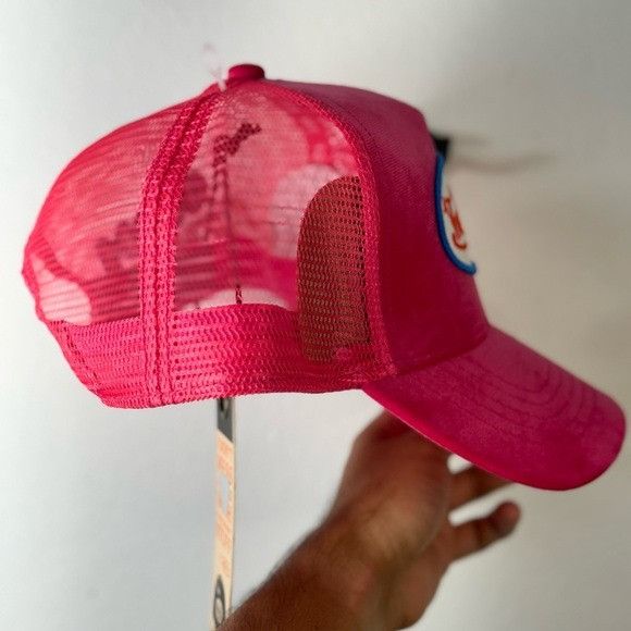 Designer × Von Dutch NWT VON DUTCH HOT PINK HOLLYWOOD VELVET TRUCKER HAT Size ONE SIZE - 6 Thumbnail