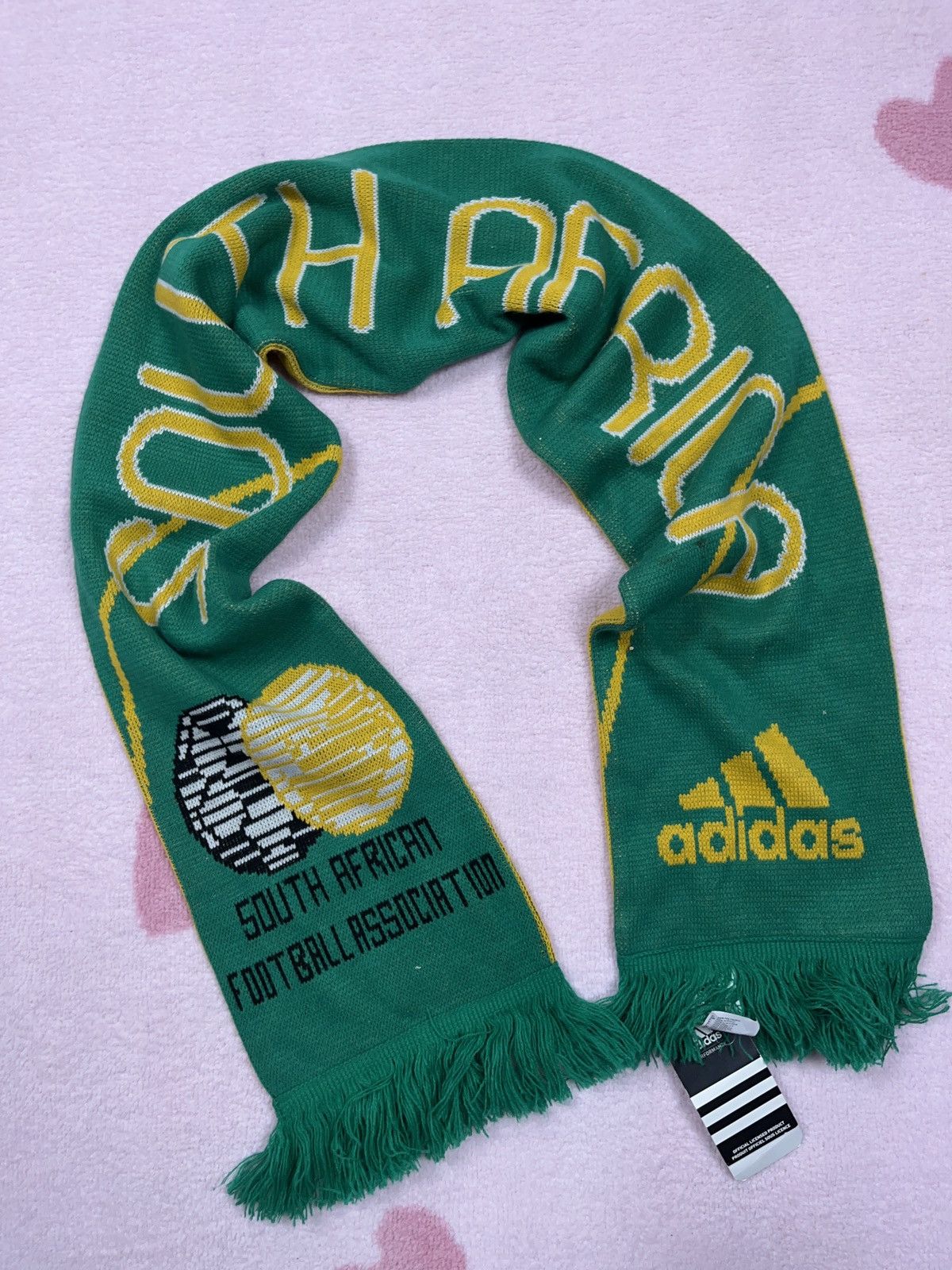 Adidas × Vintage ➕ South Africa footbal SAFA nos adidas scarf big logo Size ONE SIZE - 1 Thumbnail
