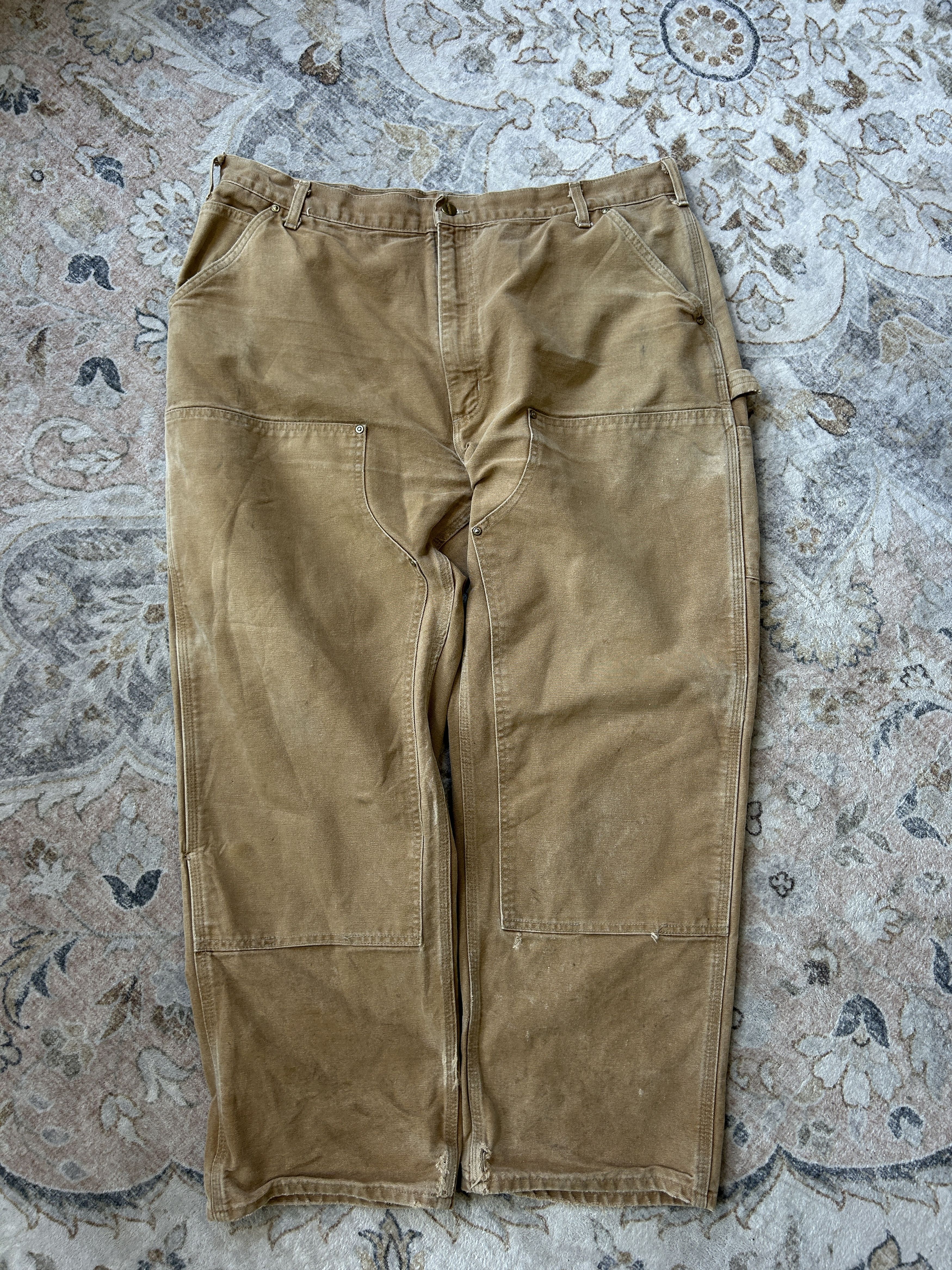 Carhartt Vintage 90s Carhartt Canvas Work-Wear Double Knee Pants 40W Size US 40 / EU 56 - 1 Thumbnail
