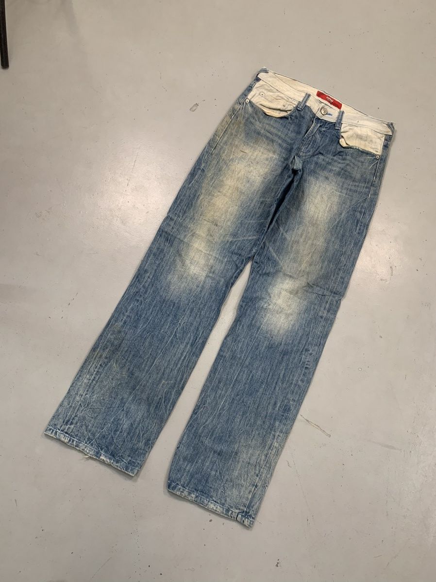 Japanese Brand Vintage Evisu inspired denim Size US 32 / EU 48 - 2 Thumbnail
