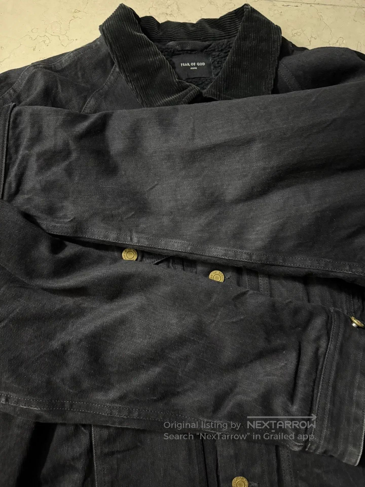Fear of God Fear of God 5th Fog Denim Jacket. Size US L / EU 52-54 / 3 - 6 Thumbnail