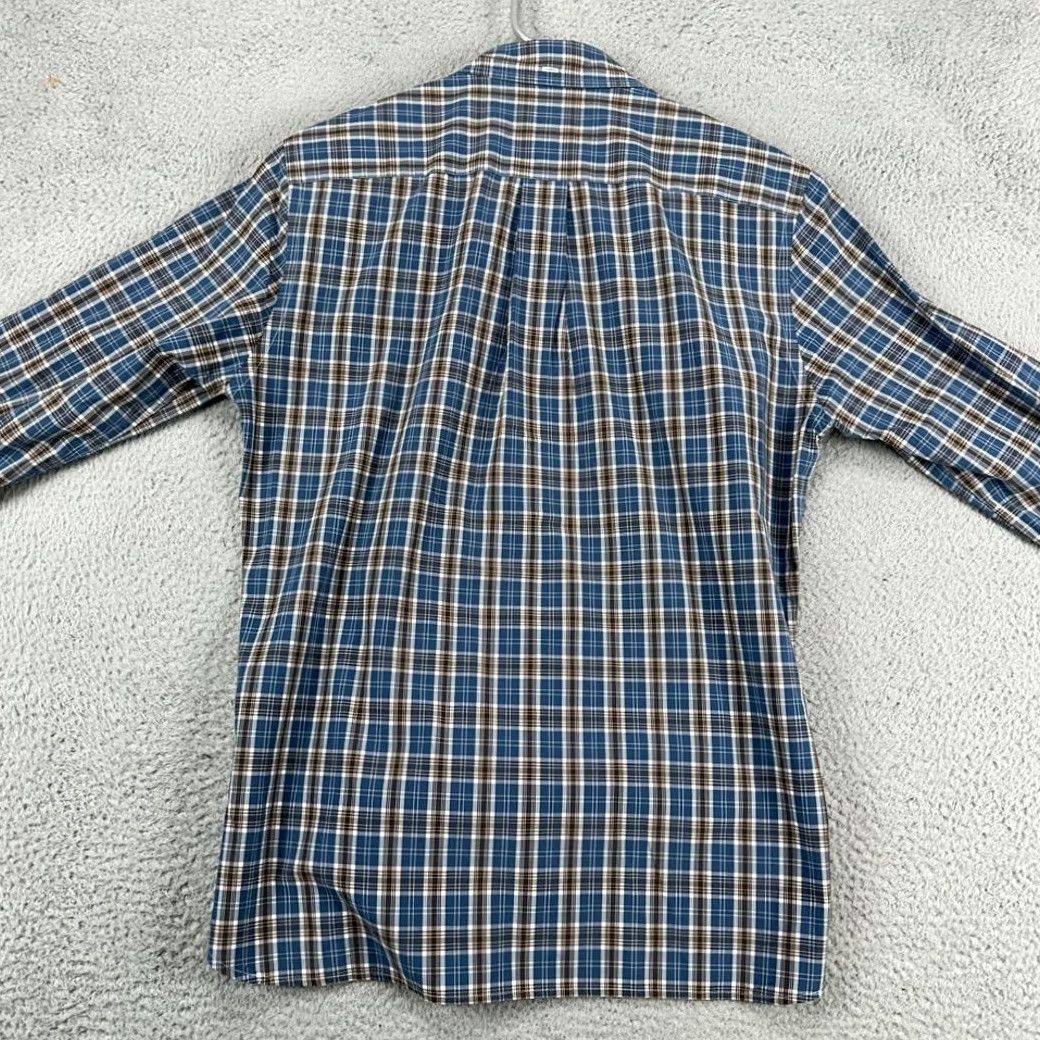 Brooks Brothers VINTAGE Brooks Brothers Shirt Mens Small Red Fleece Blue Plaid Button Down Pocket Size US S / EU 44-46 / 1 - 3 Thumbnail