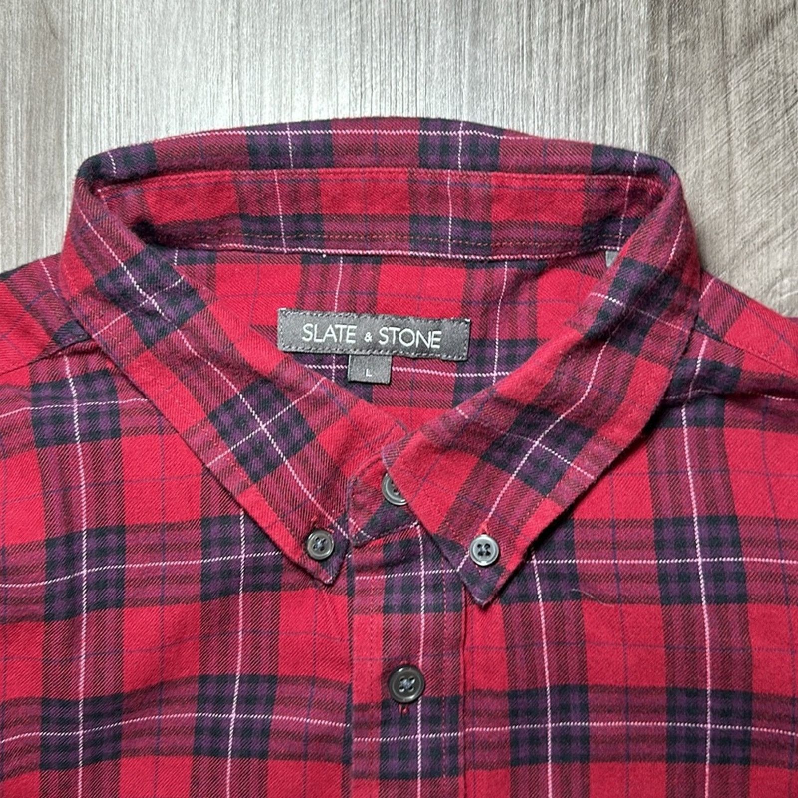 Slate & Stone Slate & Stone Flannel Long Sleeve Button Down - Large Size US L / EU 52-54 / 3 - 5 Thumbnail