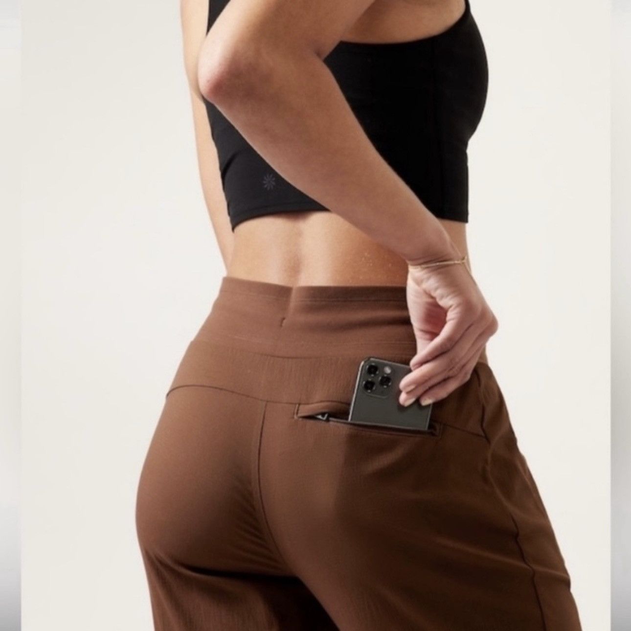 Athleta ATHLETA Reddish Cognac Brown Trekkie North Jogger Pants Size 28" / US 6 / IT 42 - 5 Thumbnail