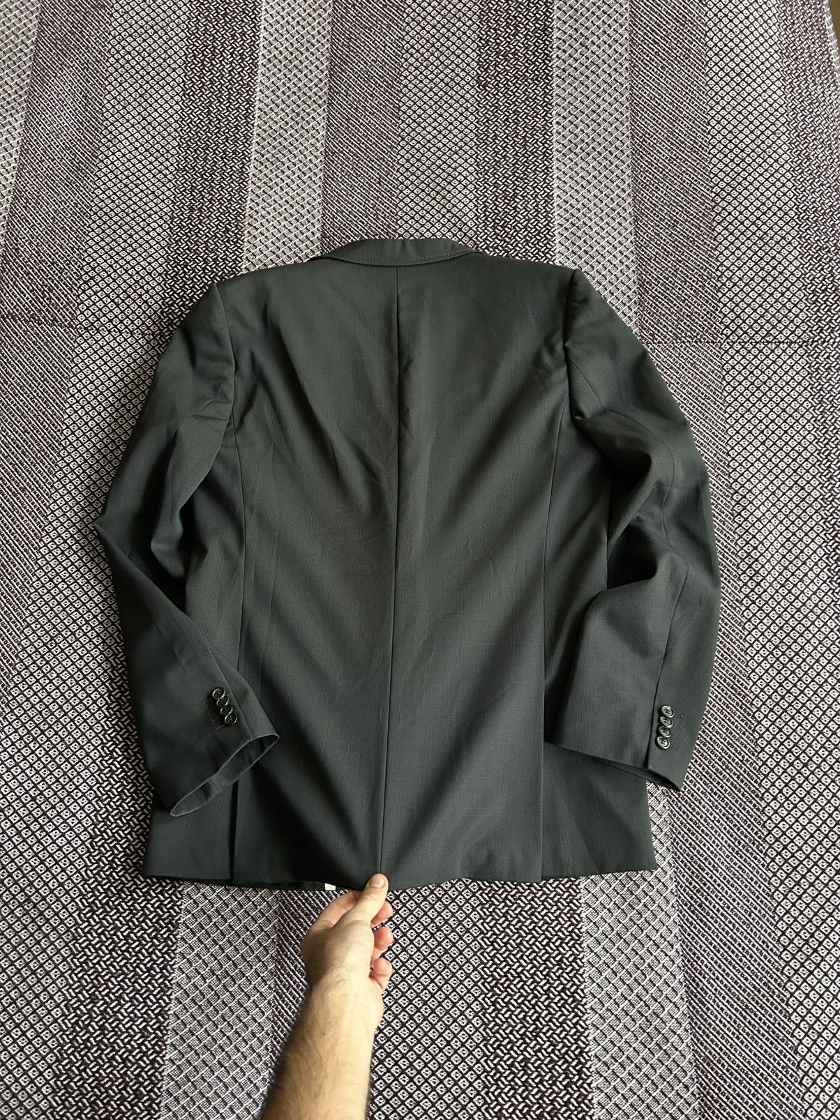 Hugo Boss Hugo Boss Virgin Wool & Polyester Solid Blazer Size 38R Mens Size 38R - 10 Thumbnail