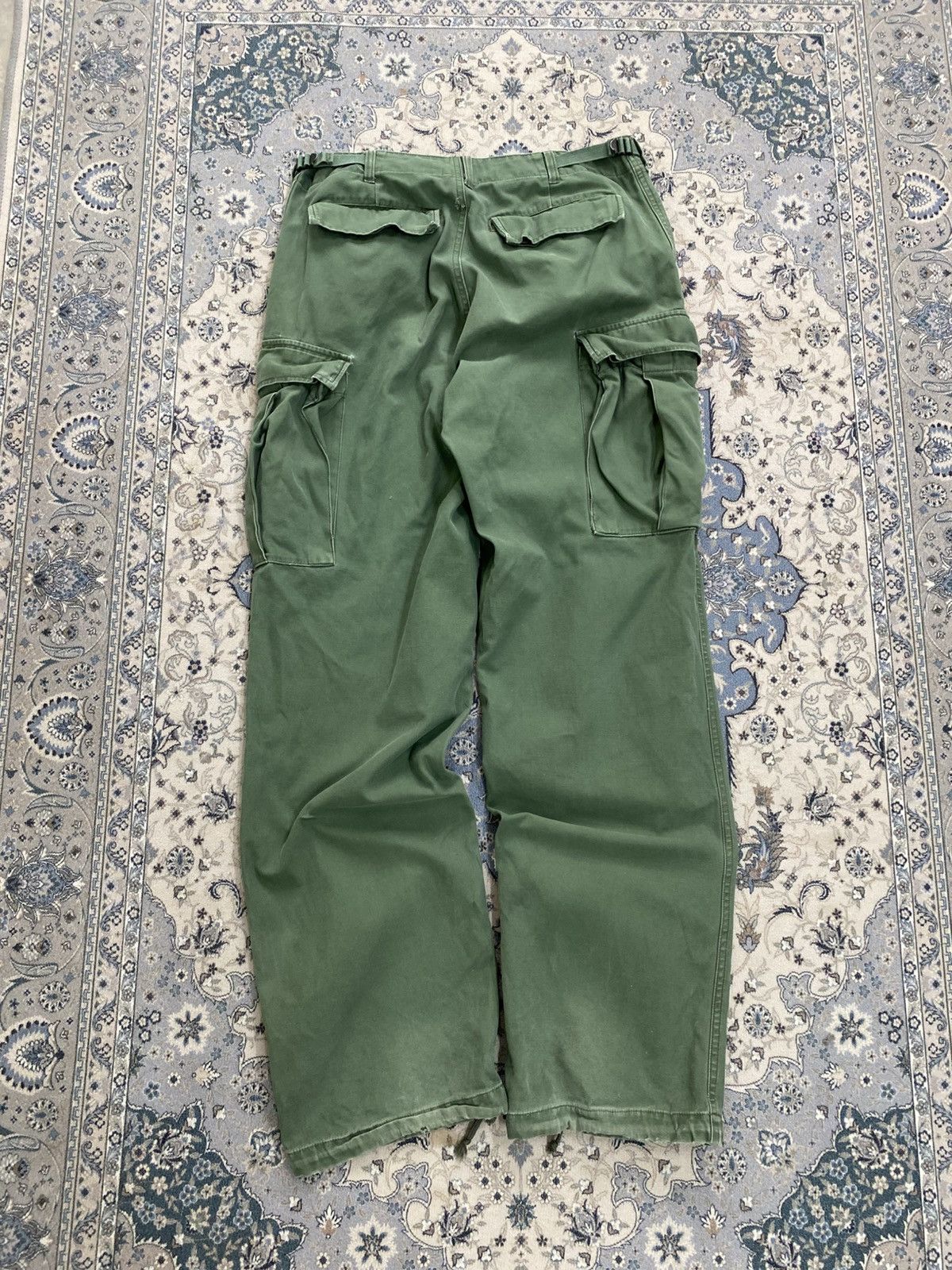 Vintage VINTAGE MILITARY CARGO PANTS GREEN Size US 32 / EU 48 - 8 Thumbnail
