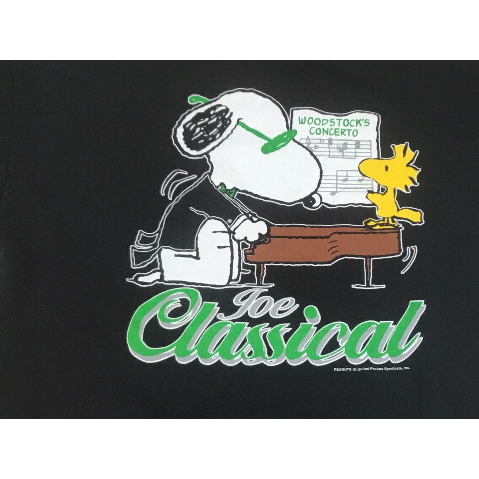 Peanuts Peanuts Snoopy Woodstock Joe Cool Musical Black Top Size 2XL Size XXL / US 16-18 / IT 52-54 - 4 Thumbnail
