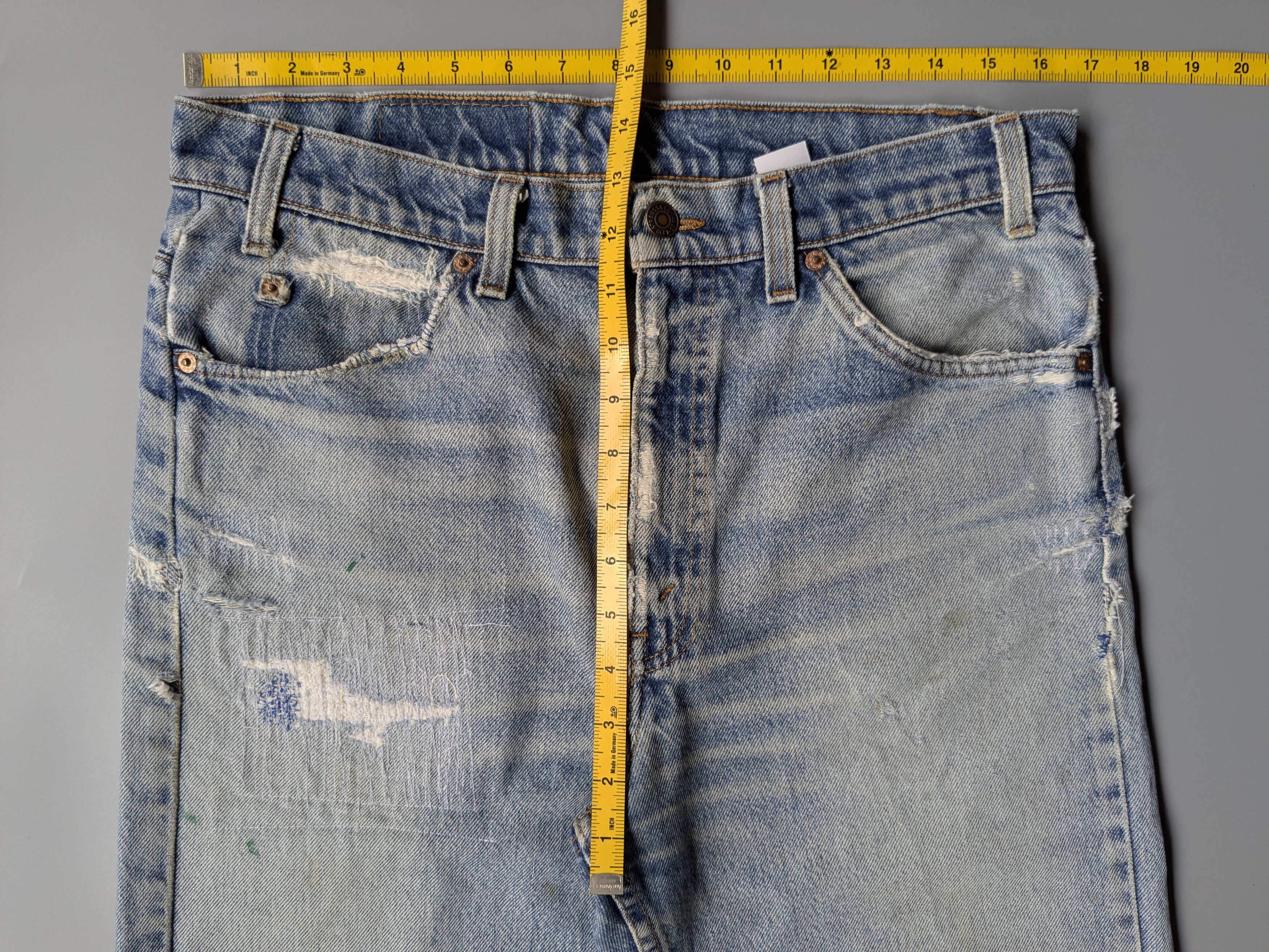 Levi's Vintage Clothing Vintage Levi's 505 Orange tag distressed shortpant Size US 33 - 10 Thumbnail