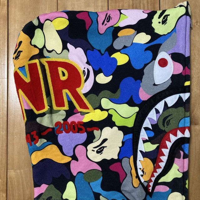 Bape BAPE Multi Camo Shark Full Zip Hoodie a bathing ape PONR Size US L / EU 52-54 / 3 - 5 Thumbnail