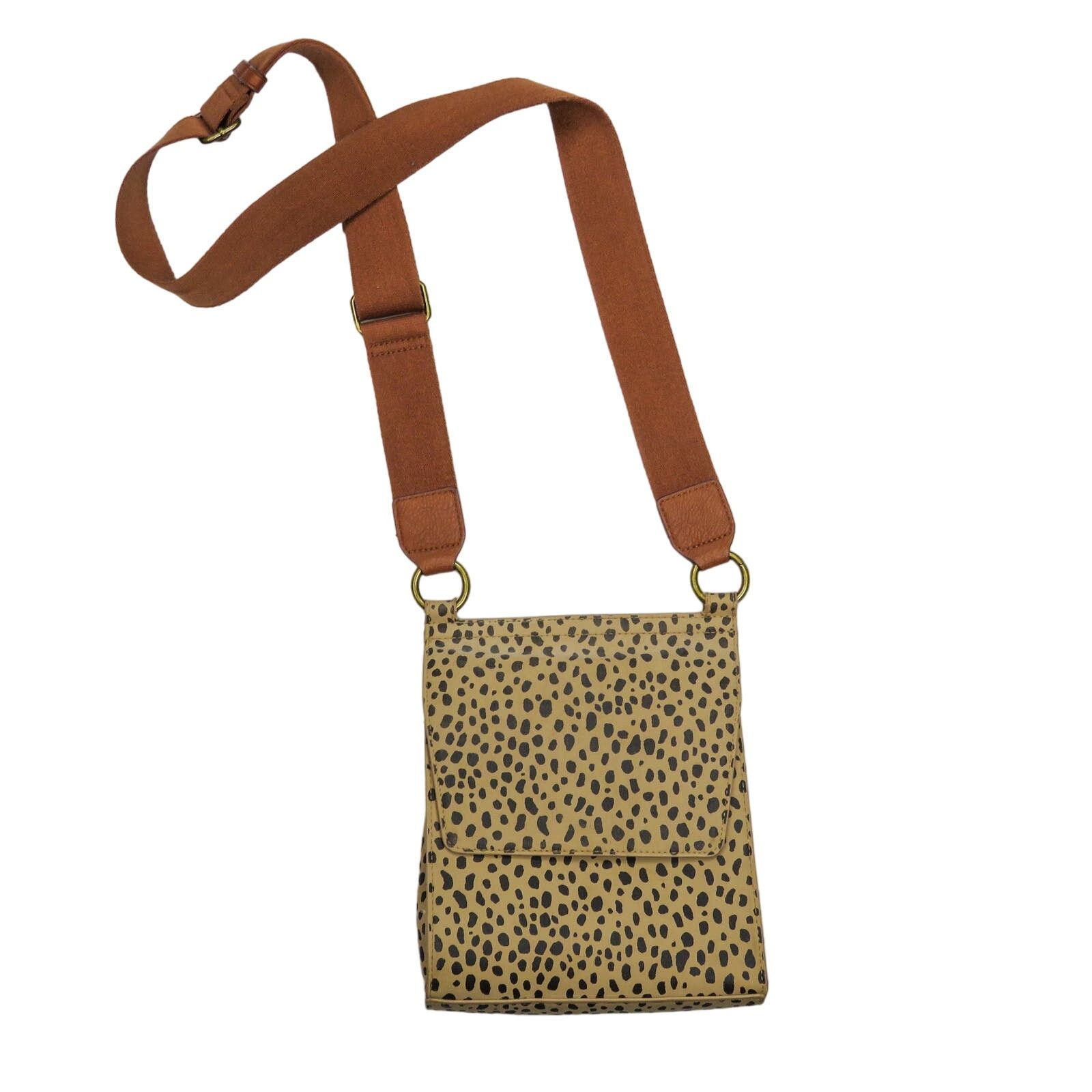 Target Basics Universal Thread Leopard Print Crossbody Bag Size ONE SIZE - 4 Thumbnail