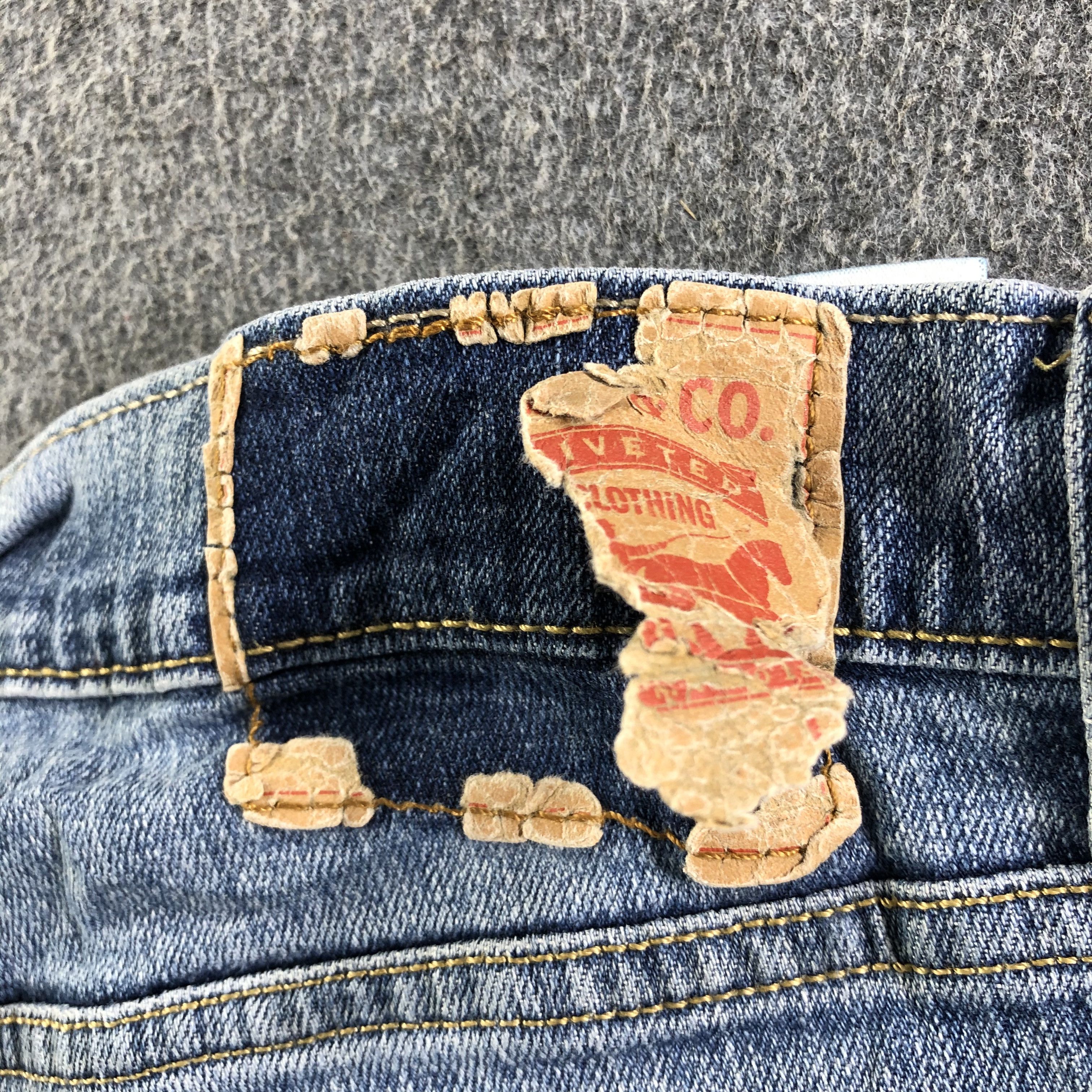 Levi's Vintage Blue Wash Levis 559 Jeans-J4093 Size US 36 / EU 52 - 5 Thumbnail