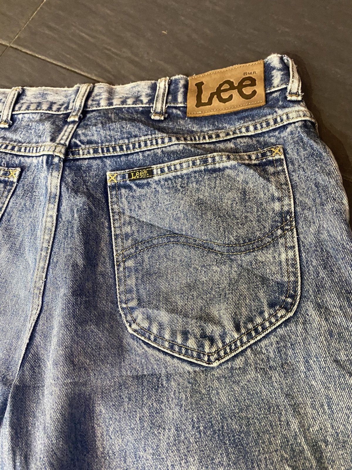 Lee Lee Riders vintage acid wash Size US 33 - 5 Thumbnail
