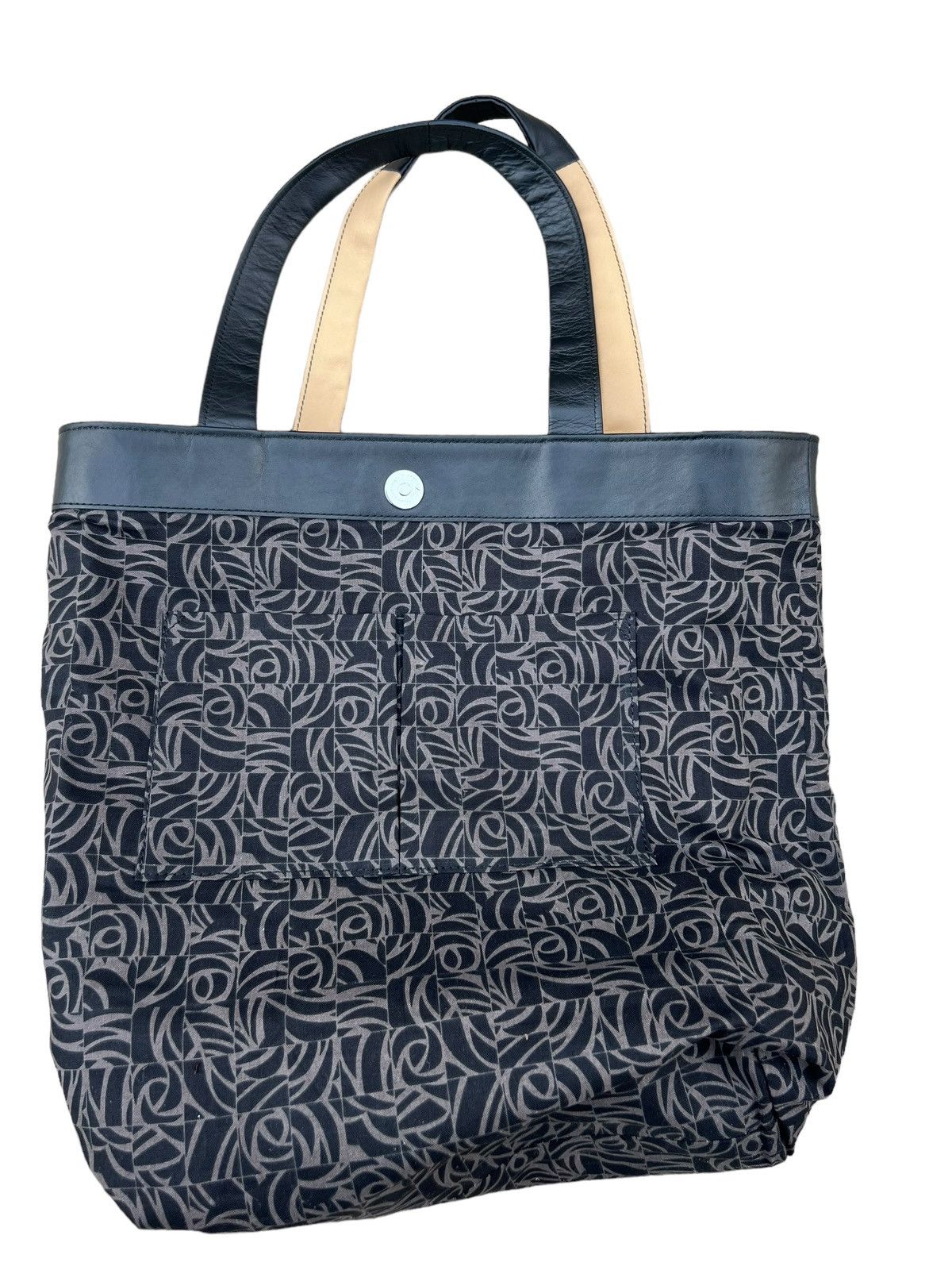 Leather Les sacs Adam Japan Patchwork Leather Tote Bag Size ONE SIZE - 23 Thumbnail