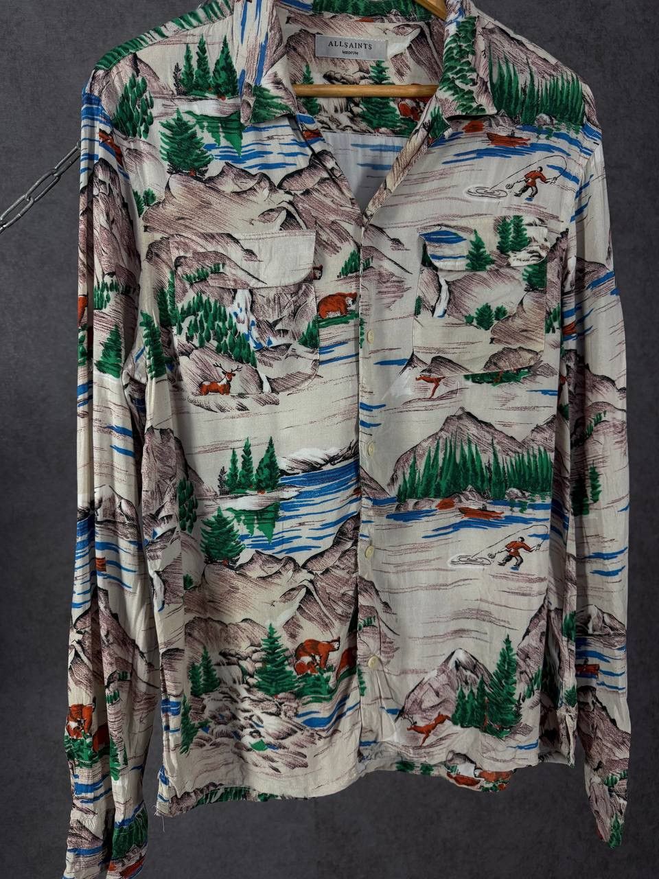 Allsaints Allsaints art designer crazy shirt Size US M / EU 48-50 / 2 - 3 Thumbnail
