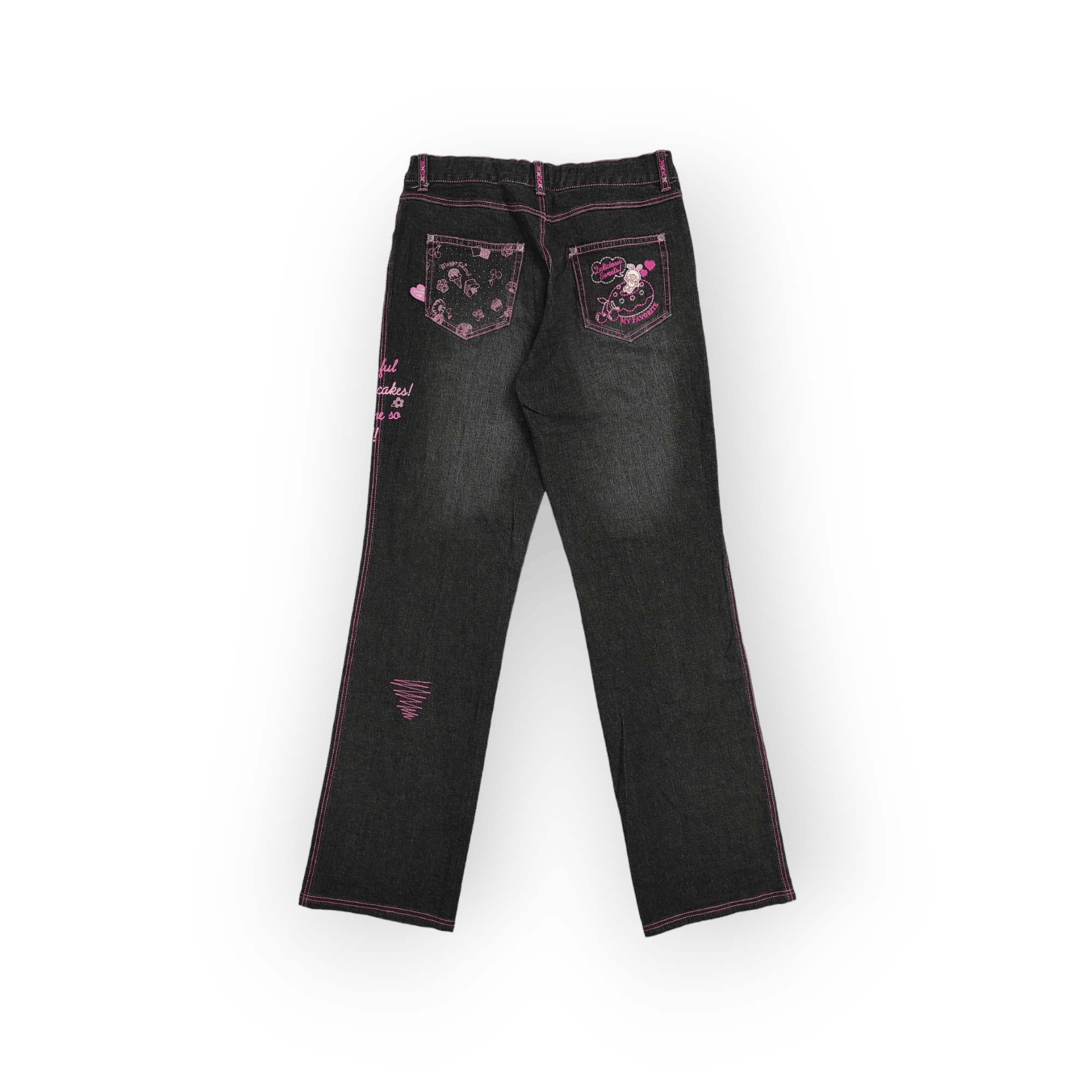 Japanese Brand Fw2000 I LOVE MEZZO PIANO JEANS Size 28" / US 6 / IT 42 - 2 Thumbnail