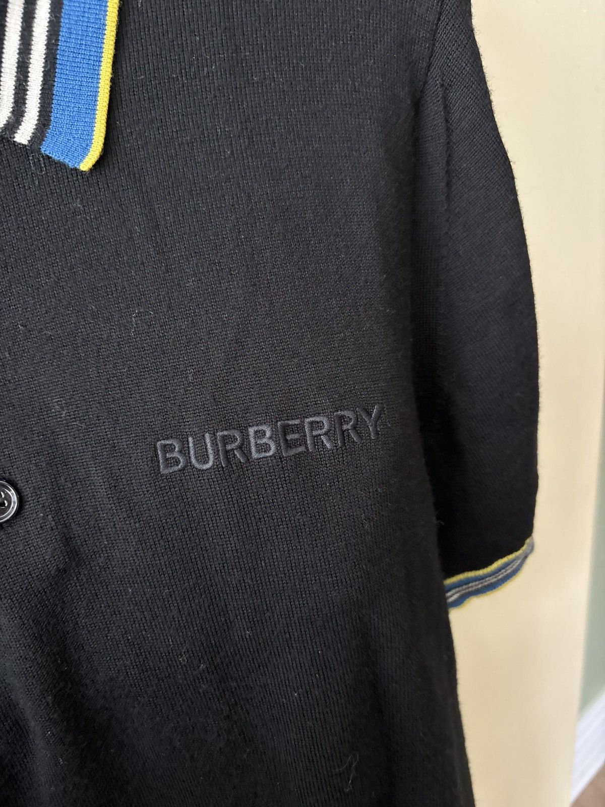 Burberry Merino Wool Stripe Burberry Button Up Size US M / EU 48-50 / 2 - 2 Thumbnail