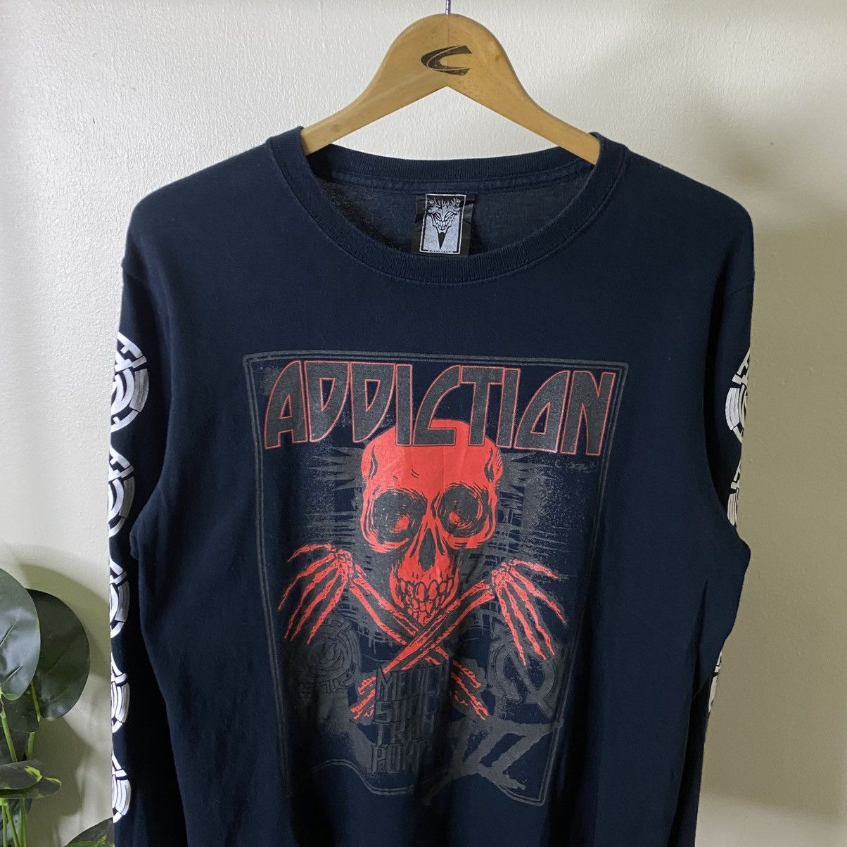 Hex Antistyle Psykick Entry Skulls Addiction Cyber Gothic Punk LS T Shirt Size US M / EU 48-50 / 2 - 2 Thumbnail