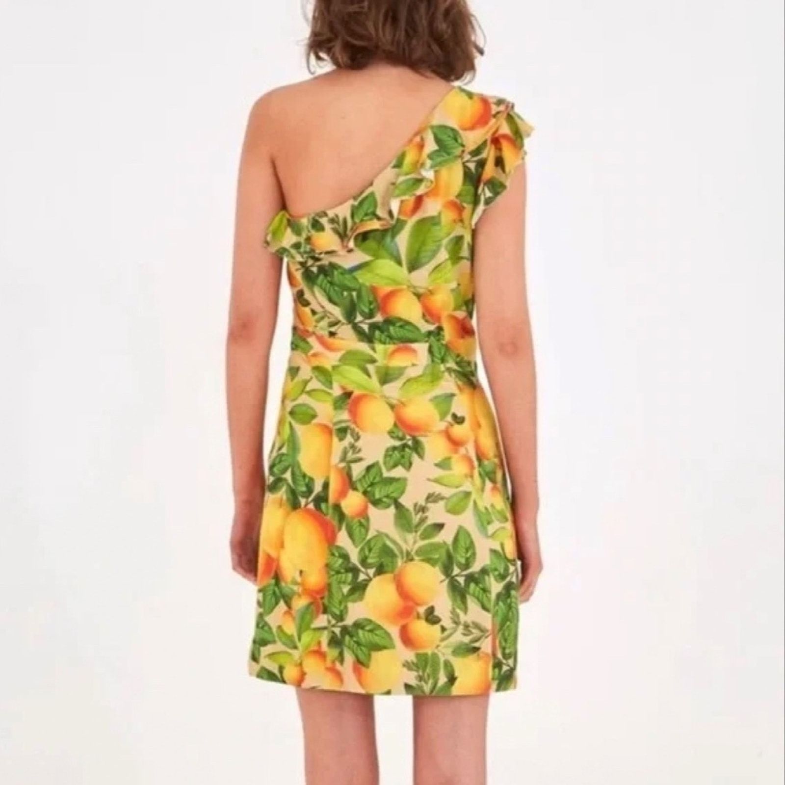 Farm Rio NWT Farm Rio Oranges Print One Shoulder Dress Size S Size S / US 4 / IT 40 - 2 Thumbnail