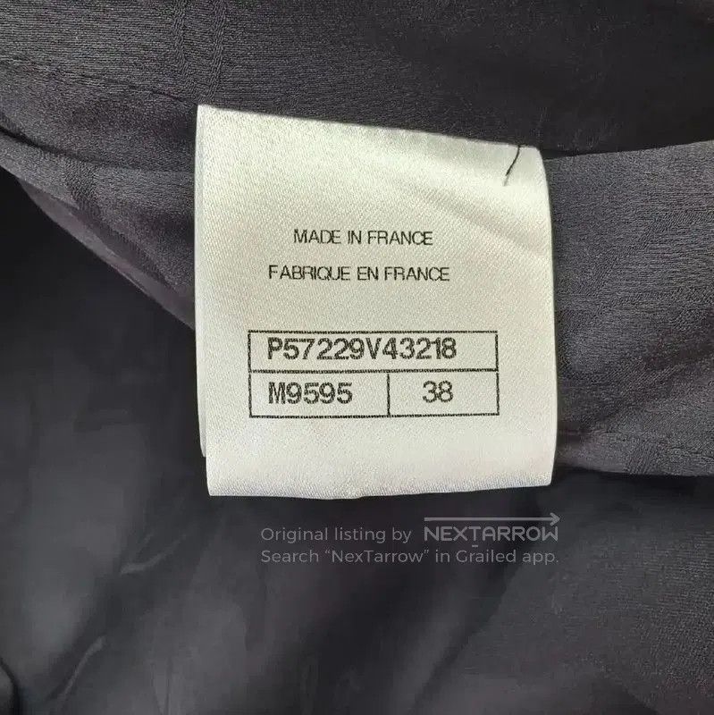 Chanel Chanel Blue Women's Coat with Belt . Size S / US 4 / IT 40 - 6 Thumbnail