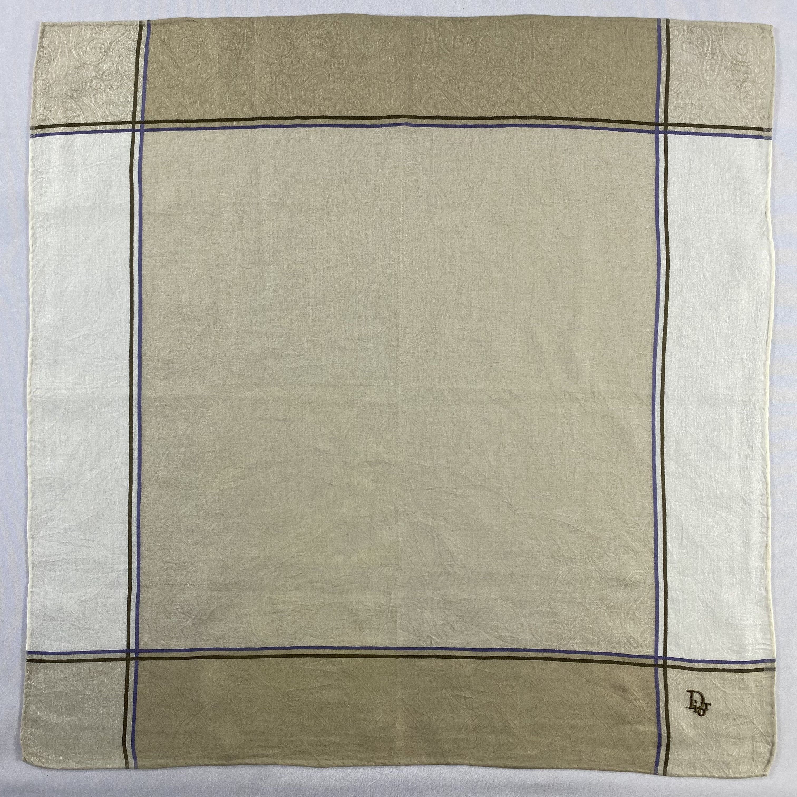 Vintage Dior Bandana/ Handkerchief / Neckerchief-P1445 Size ONE SIZE - 1 Thumbnail