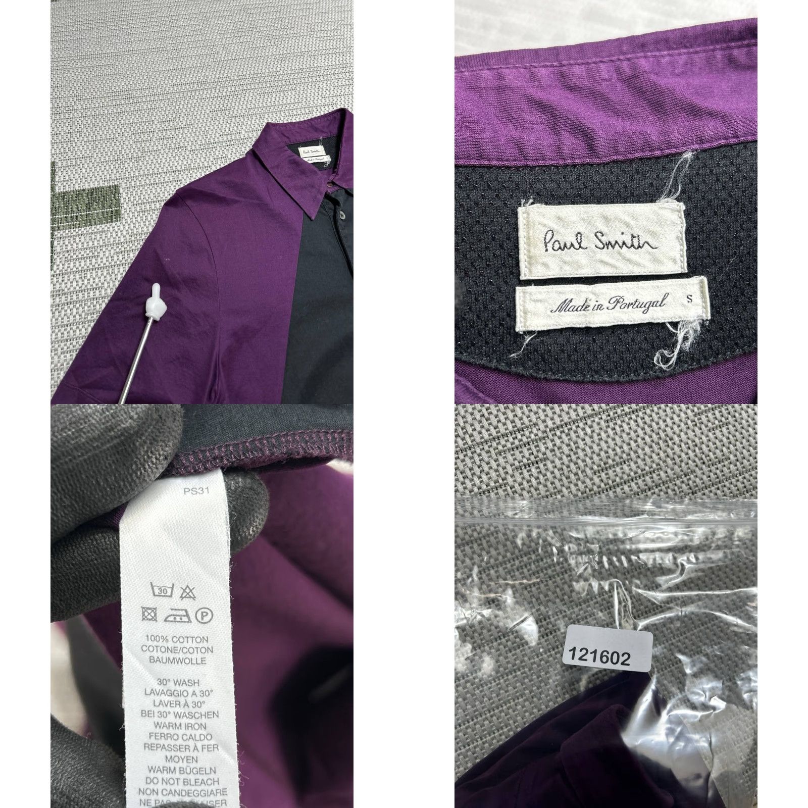 Paul Smith Paul Smith Polo Shirt Mens Small Multicolor Cotton Colorblock Button Up Collared Shirt Size US S / EU 44-46 / 1 - 8 Thumbnail