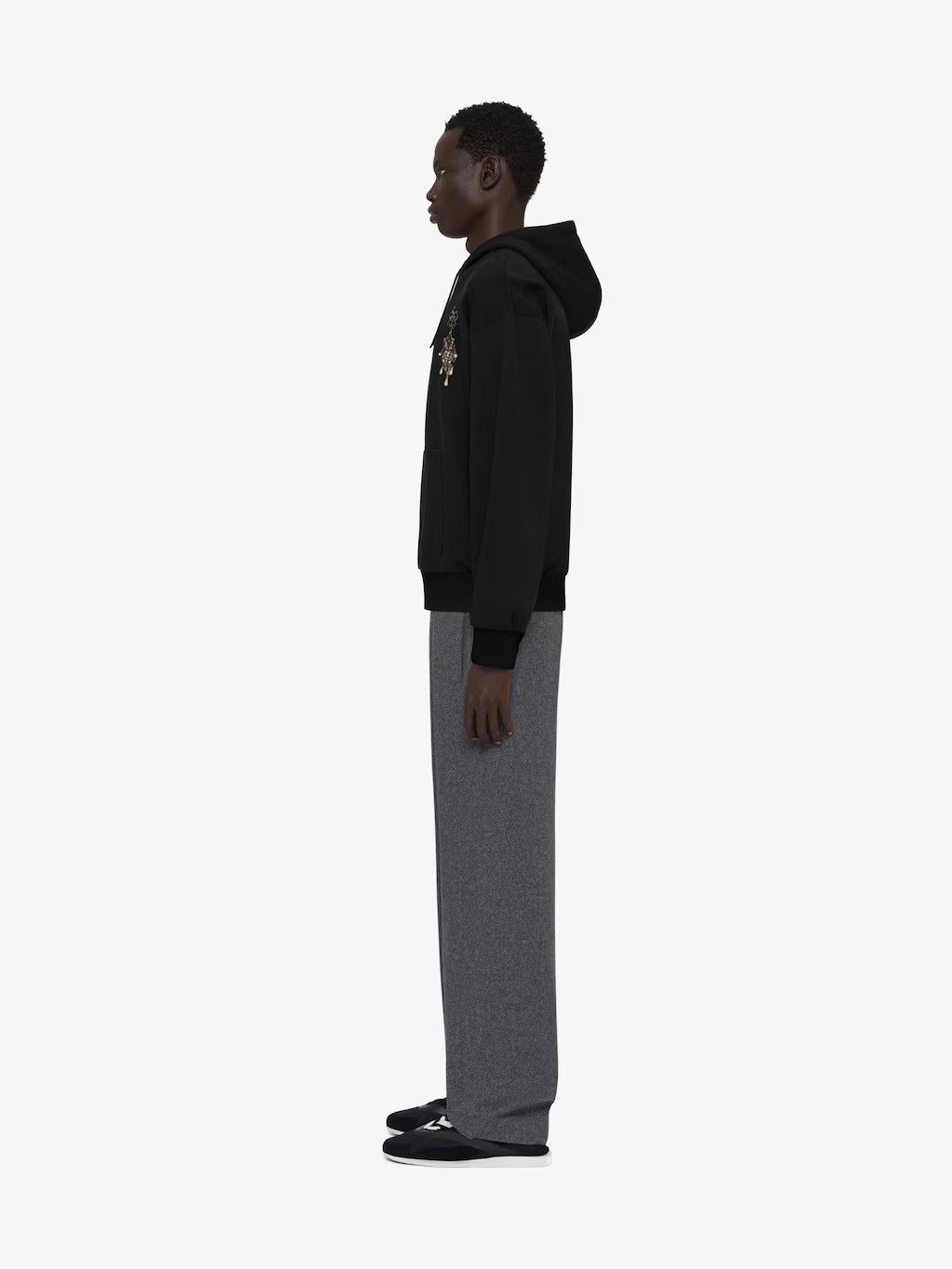 Givenchy o1w1db10325 Boxy Fit Hoodie With Pocket Base in Black Size US XXL / EU 58 / 5 - 4 Thumbnail