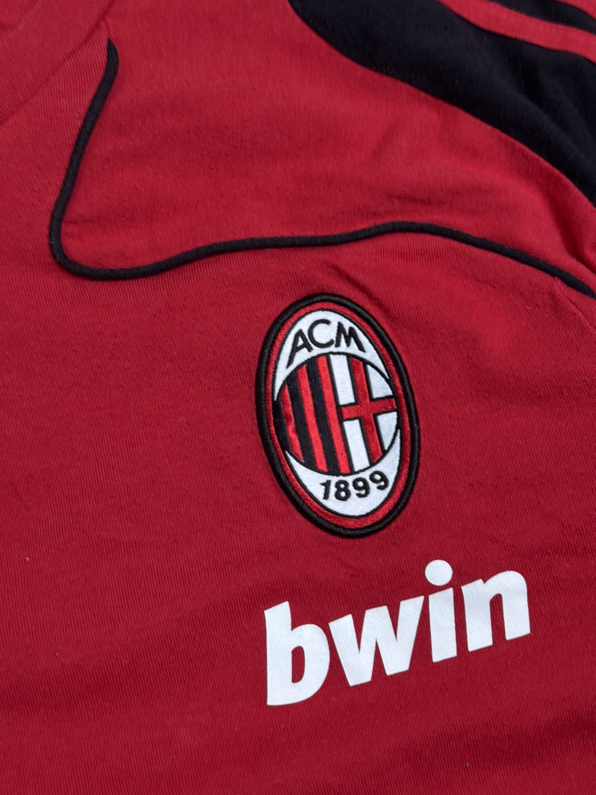 Adidas × Vintage AC Milan 2007/2008 away football t-shirt Size US M / EU 48-50 / 2 - 4 Thumbnail
