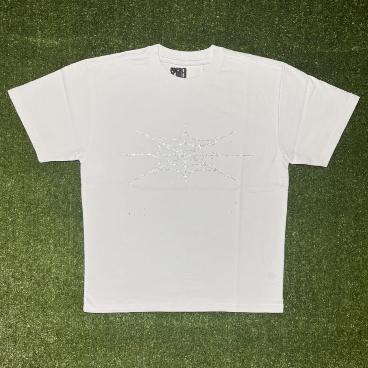 Sp5der Sp5der Worldwide Rhinestone Silk T-Shirt Size US L / EU 52-54 / 3 - 1 Thumbnail