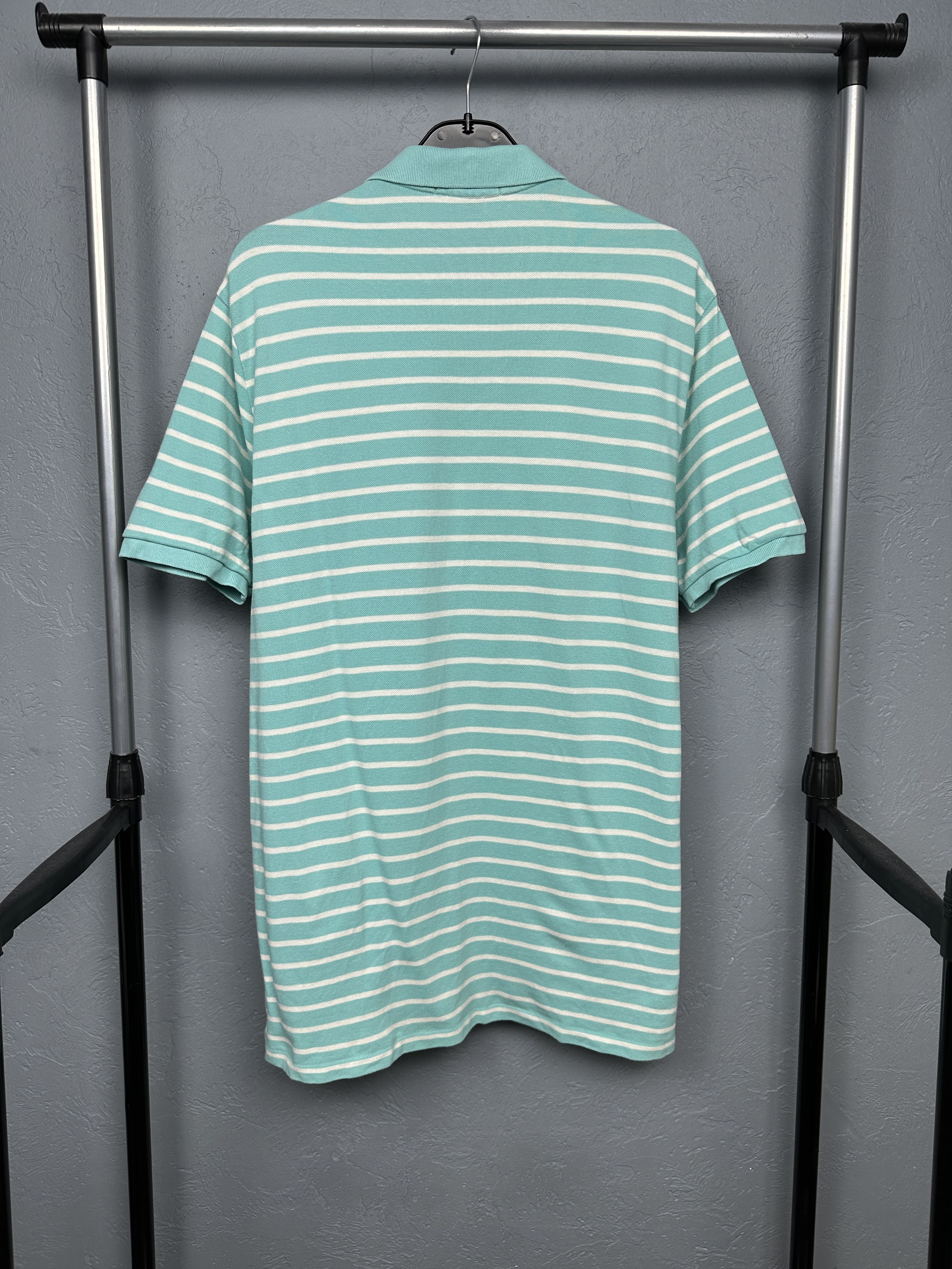Polo Ralph Lauren Polo Ralph Lauren Vintage Mens Striped Polo Shirt Size US XL / EU 56 / 4 - 7 Thumbnail