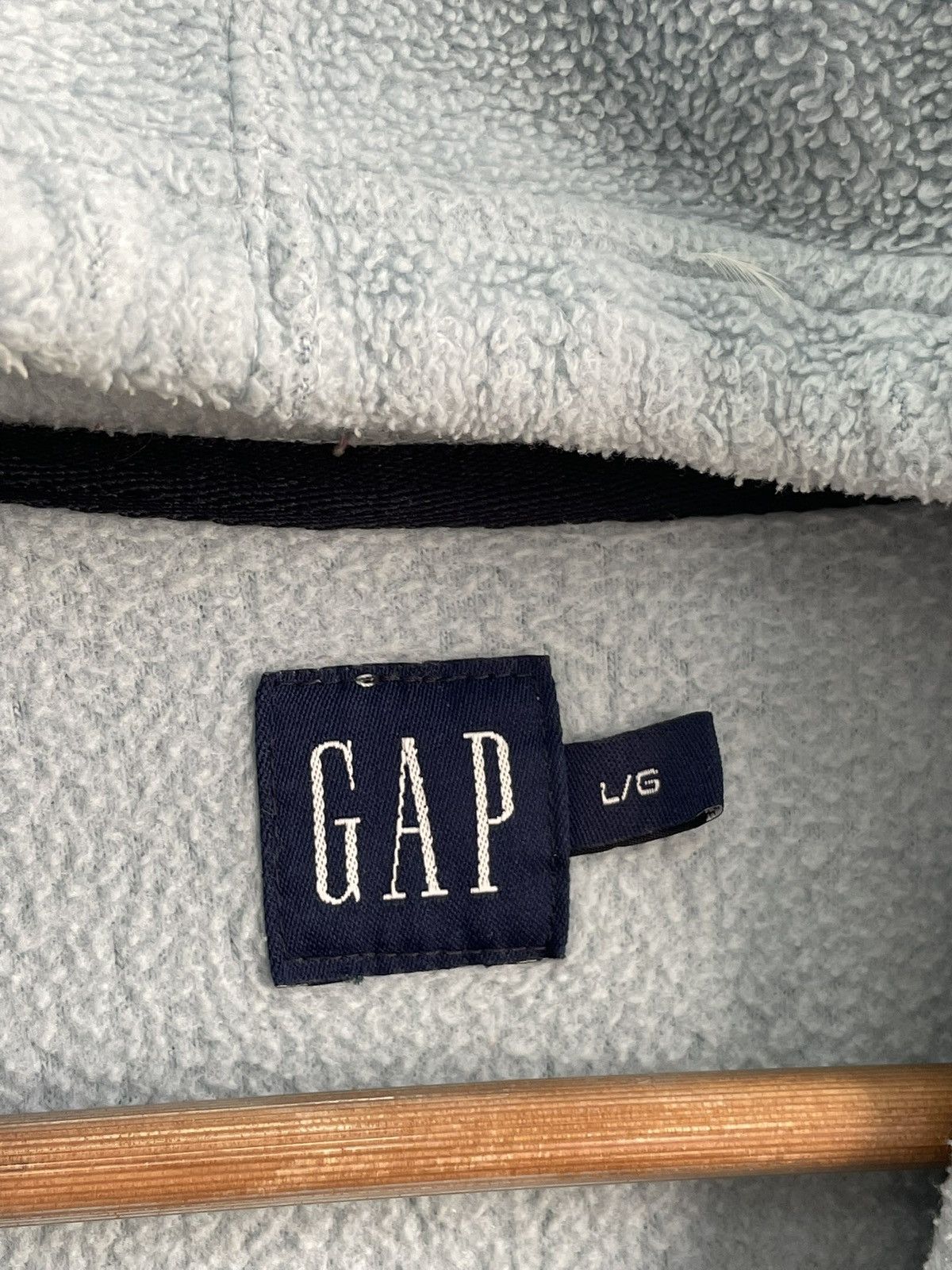 Gap GAP blue Fleece yeezy style boxy fit hoodie y2k Size US L / EU 52-54 / 3 - 5 Thumbnail