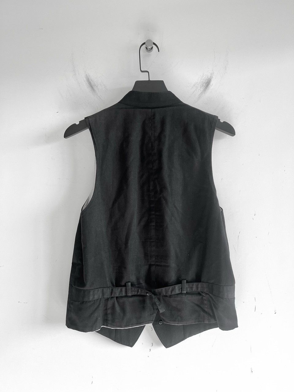 Yohji Yamamoto Yohji Yamamoto Pour Homme W/Gabardine 8BS Stand Collar Vest Size US M / EU 48-50 / 2 - 3 Thumbnail
