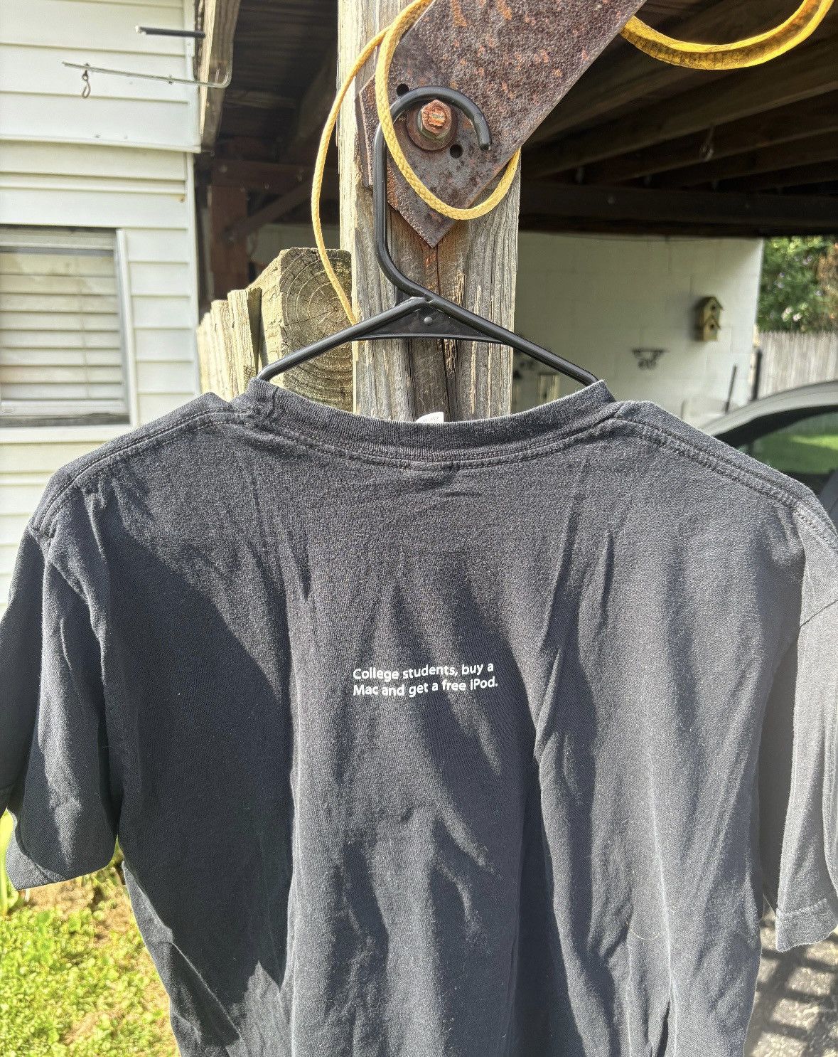 Apple RARE Apple MacBook iPod Promo T-Shirt Black College Size US M / EU 48-50 / 2 - 2 Thumbnail