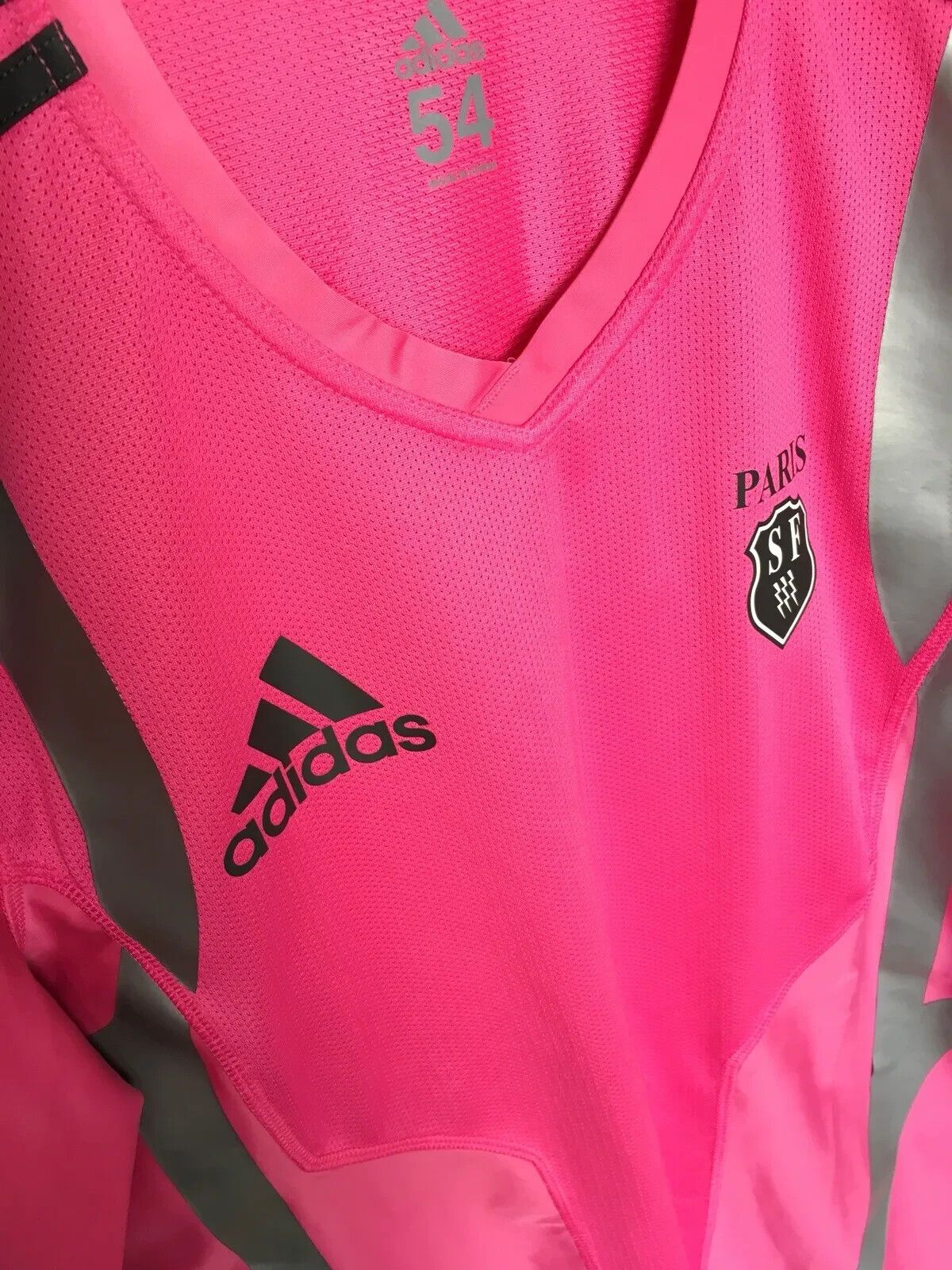 Adidas Stade FRANCais PARIS AWAY 2011 ADIDAS TECHFIT RUGBY SHIRT Size US M / EU 48-50 / 2 - 9 Thumbnail