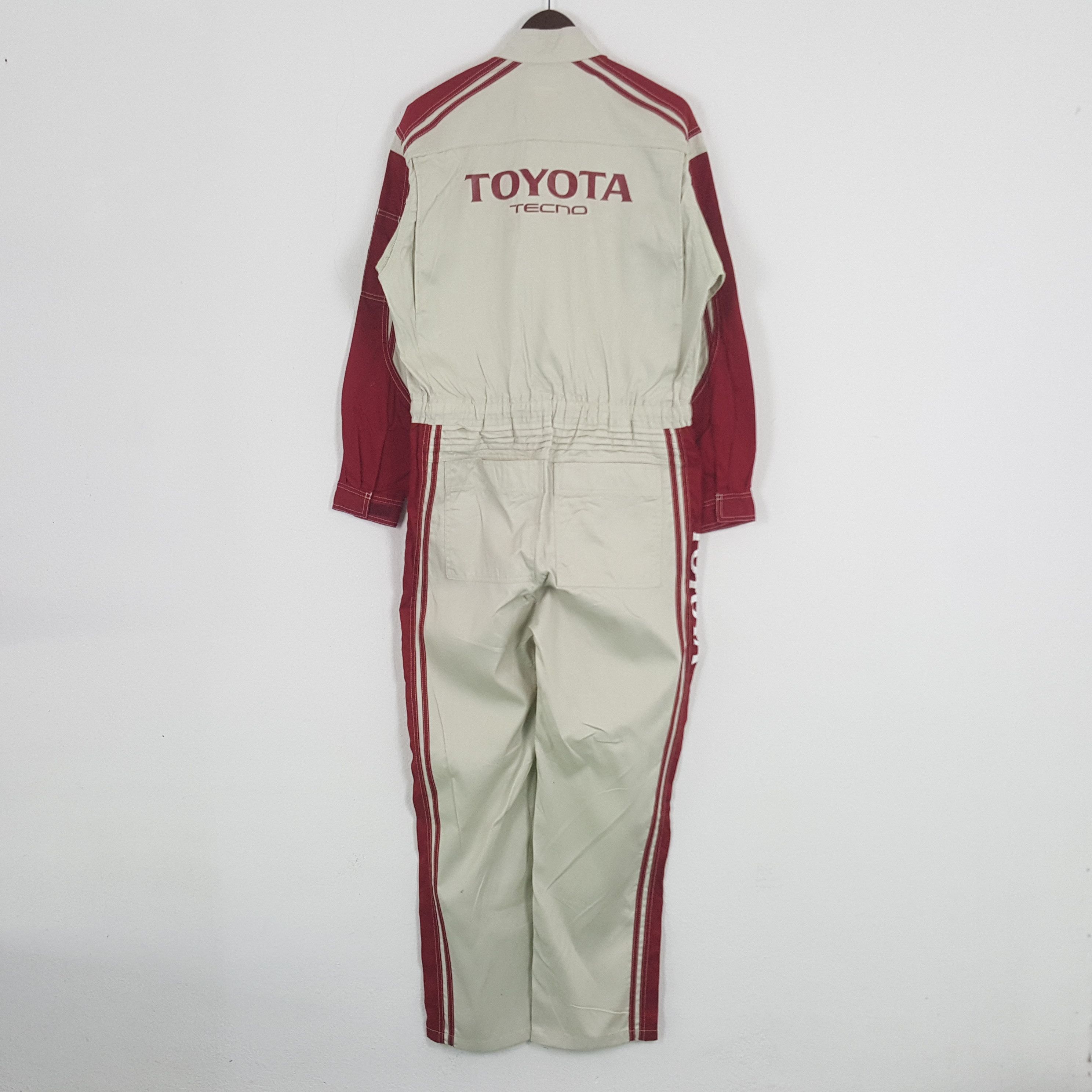 Japanese Brand × Vintage Vintage Toyota Tecno Japanese Brand Racing Coverall Jacket Size US M / EU 48-50 / 2 - 1 Thumbnail