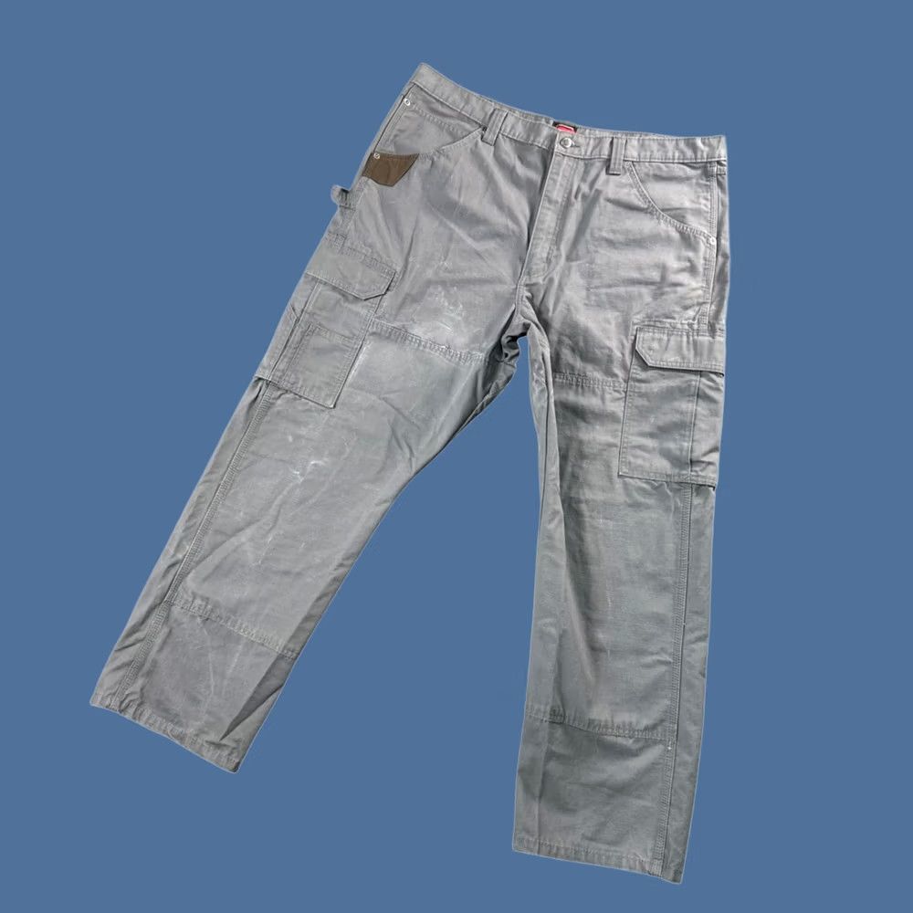 Wrangler Wrangler Workwear Pants Gray Mens 40x30 Utility Cargo Reinforced Cotton Work Size US 40 / EU 56 - 1 Thumbnail