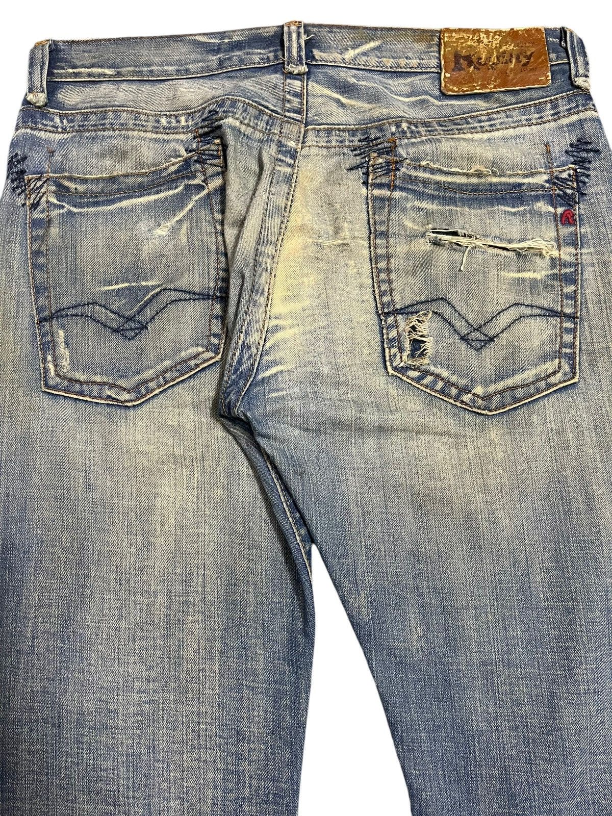Replay Vintage Replay Mud Wash Classic Style Loose Jeans Size US 36 / EU 52 - 6 Thumbnail