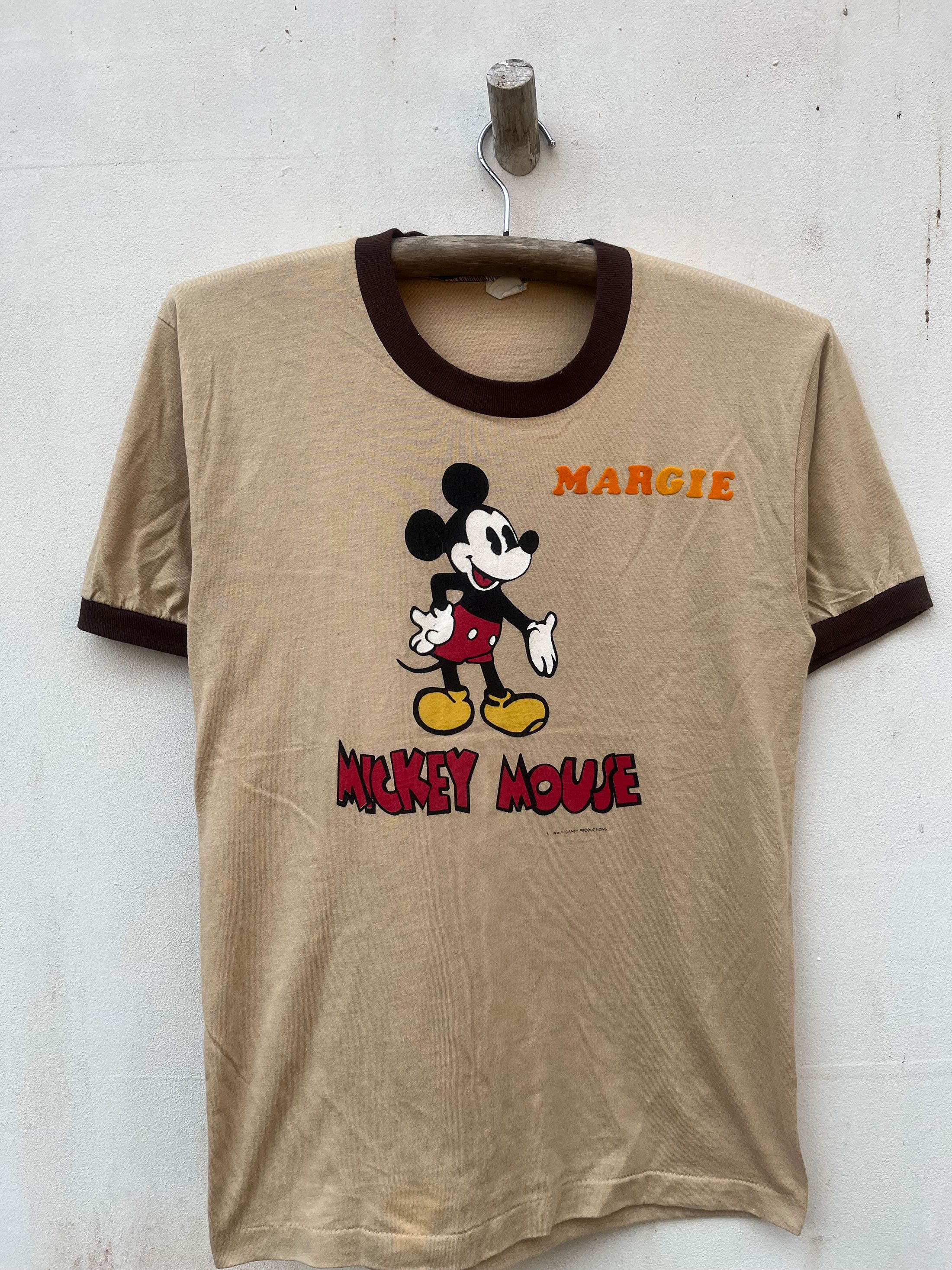 Disney Vintage 70s Mickey Mouse Mirror Print Size US M / EU 48-50 / 2 - 1 Thumbnail
