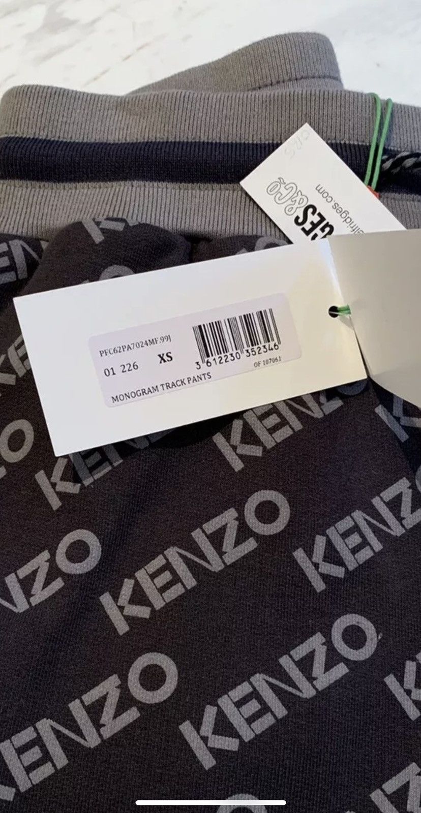 Kenzo Kenzo Monogram Straight Leg Joggers XS Unisex Navy Loses Size US 28 / EU 44 - 5 Thumbnail