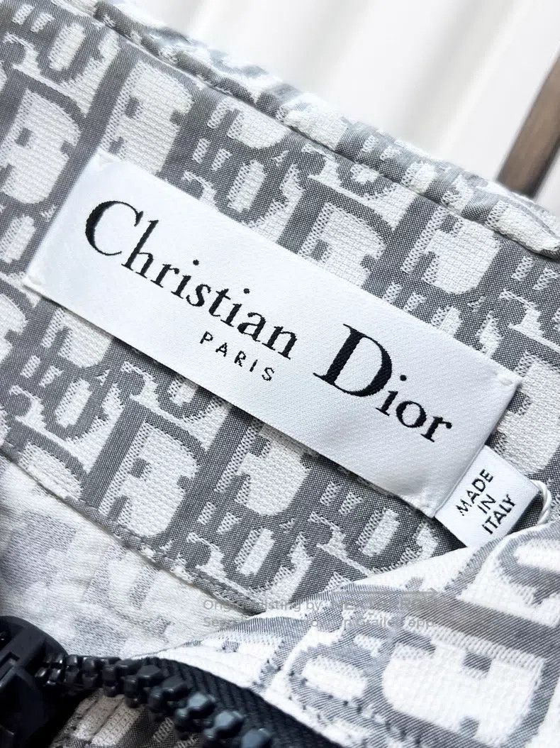 Dior Dior Gray full-print logo hooded windbreaker jacket Size XS / US 0-2 / IT 36-38 - 5 Thumbnail