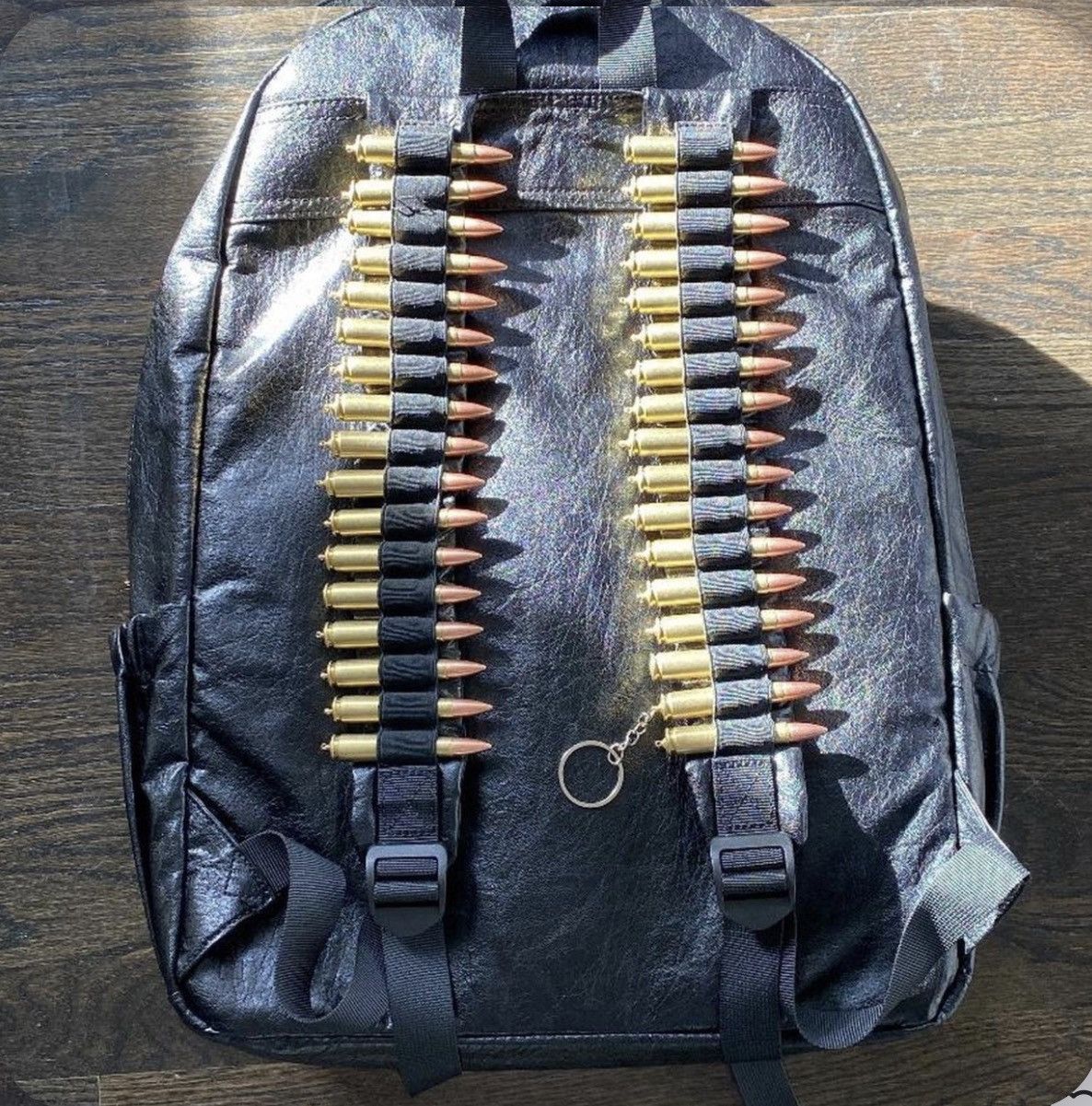 Droland Miller Peaceinwar FMJ bullet backpack Size ONE SIZE - 2 Thumbnail