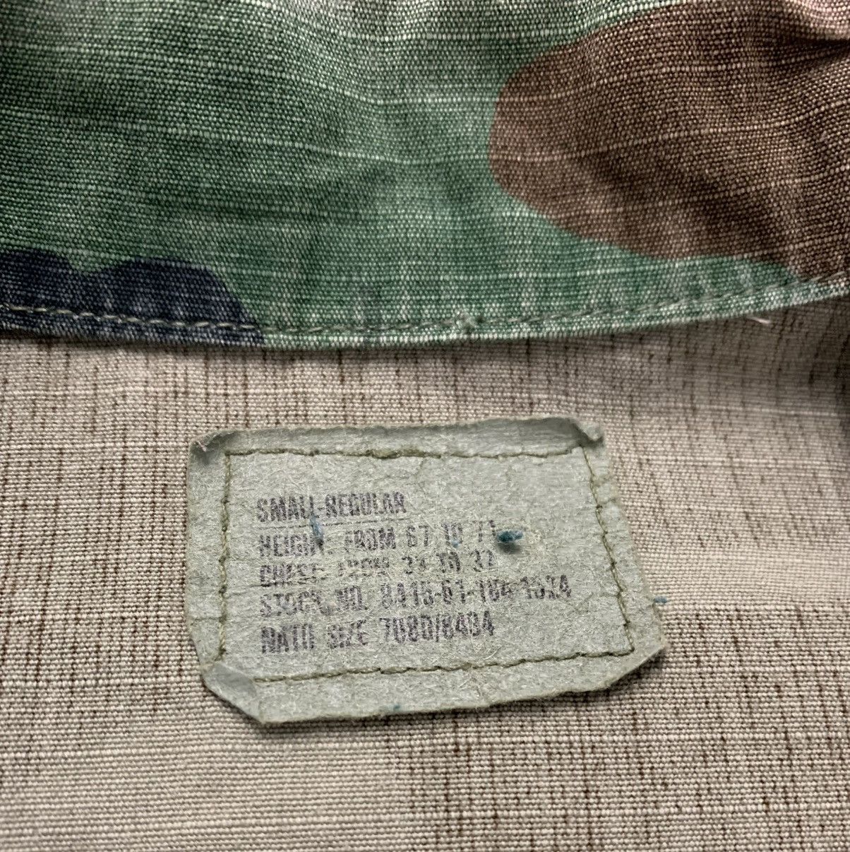 Other Vintage Woodland US Camo Utility Jacket - Small Regular Size US S / EU 44-46 / 1 - 5 Thumbnail