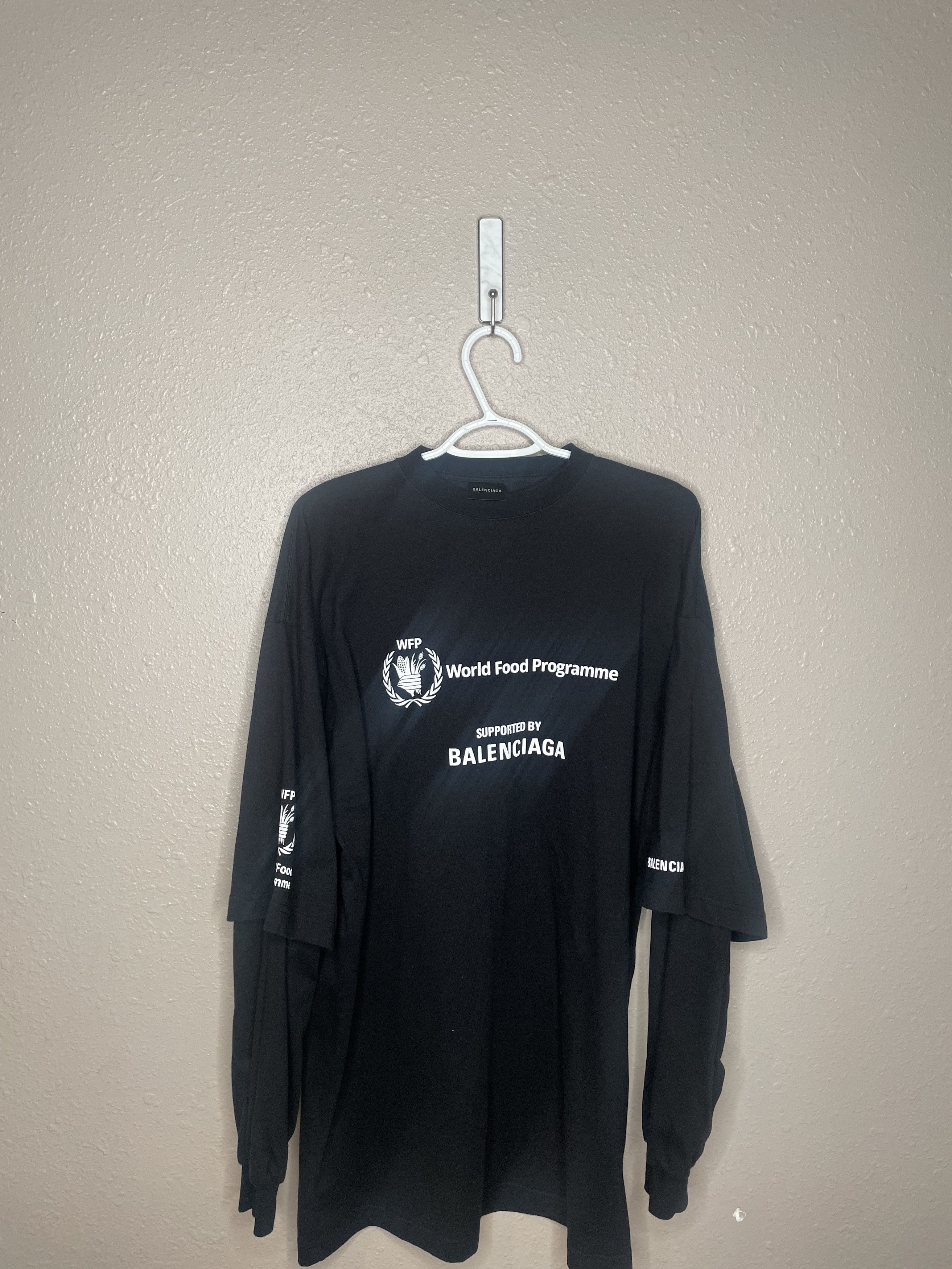 Balenciaga World Food Programme Shirt | Grailed