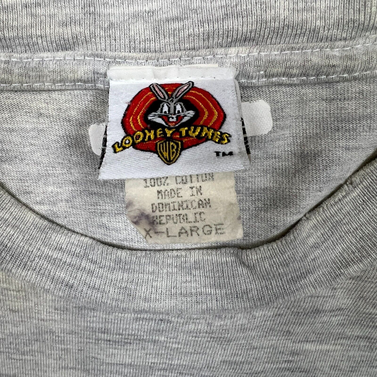 Cartoon Network × Vintage × Warner Bros Vintage 1996 Looney Tunes T Shirt XL Bad Is Taz Cartoon Tee Size US XL / EU 56 / 4 - 8 Thumbnail
