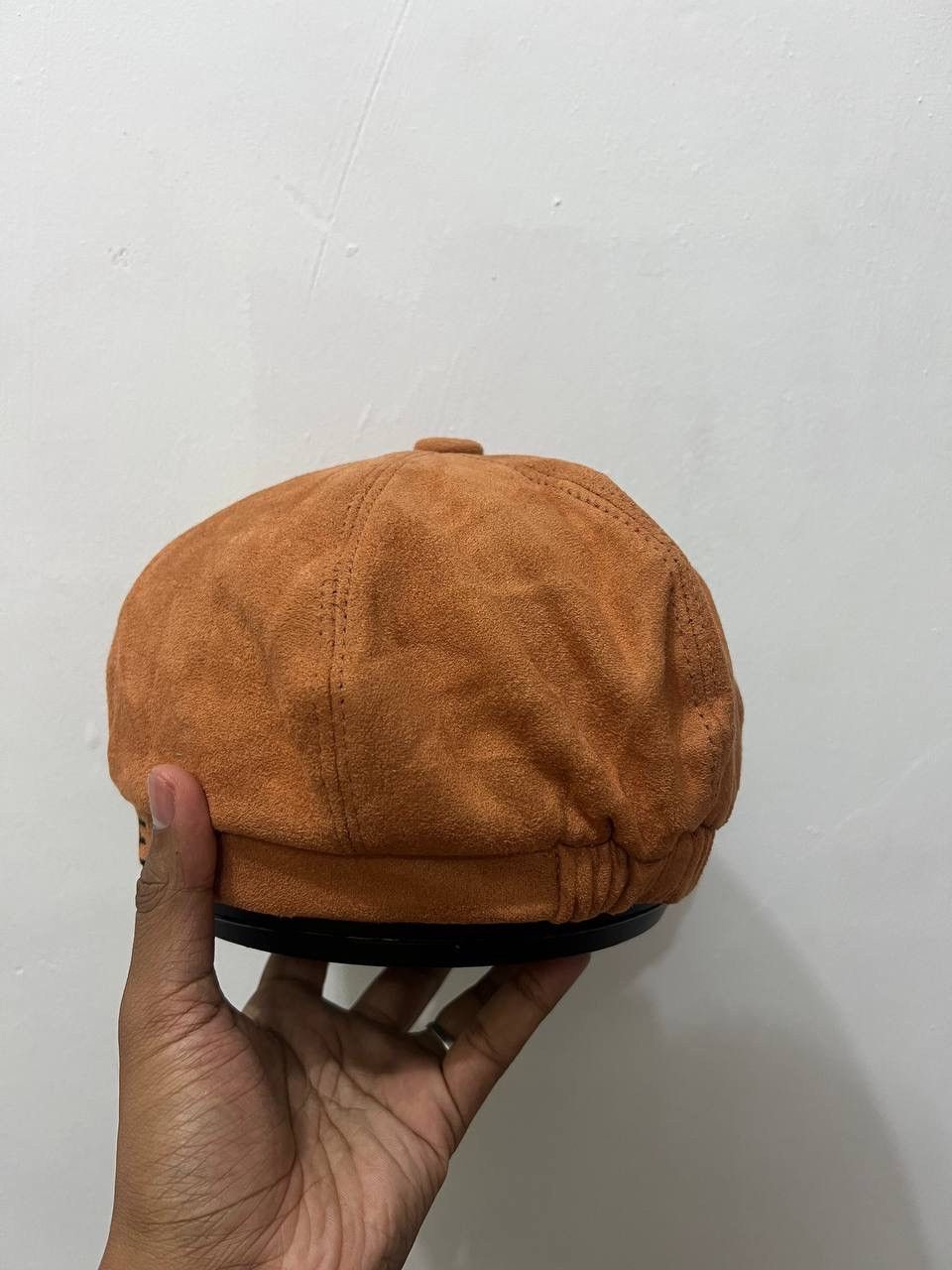 Leather None Leather Suede Retro Hat Size ONE SIZE - 3 Thumbnail